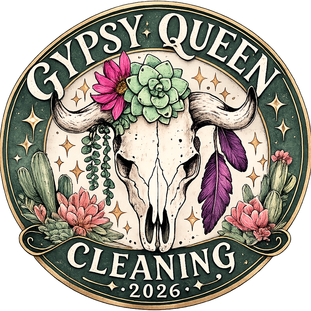 Gypsy Queen Cleaning Logo