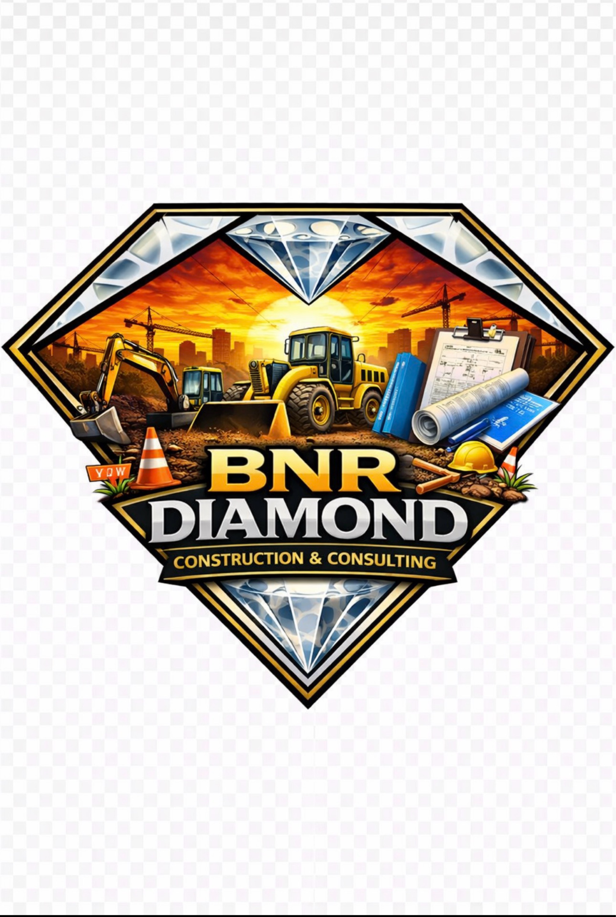 BNR Diamond Construction & Consulting Logo