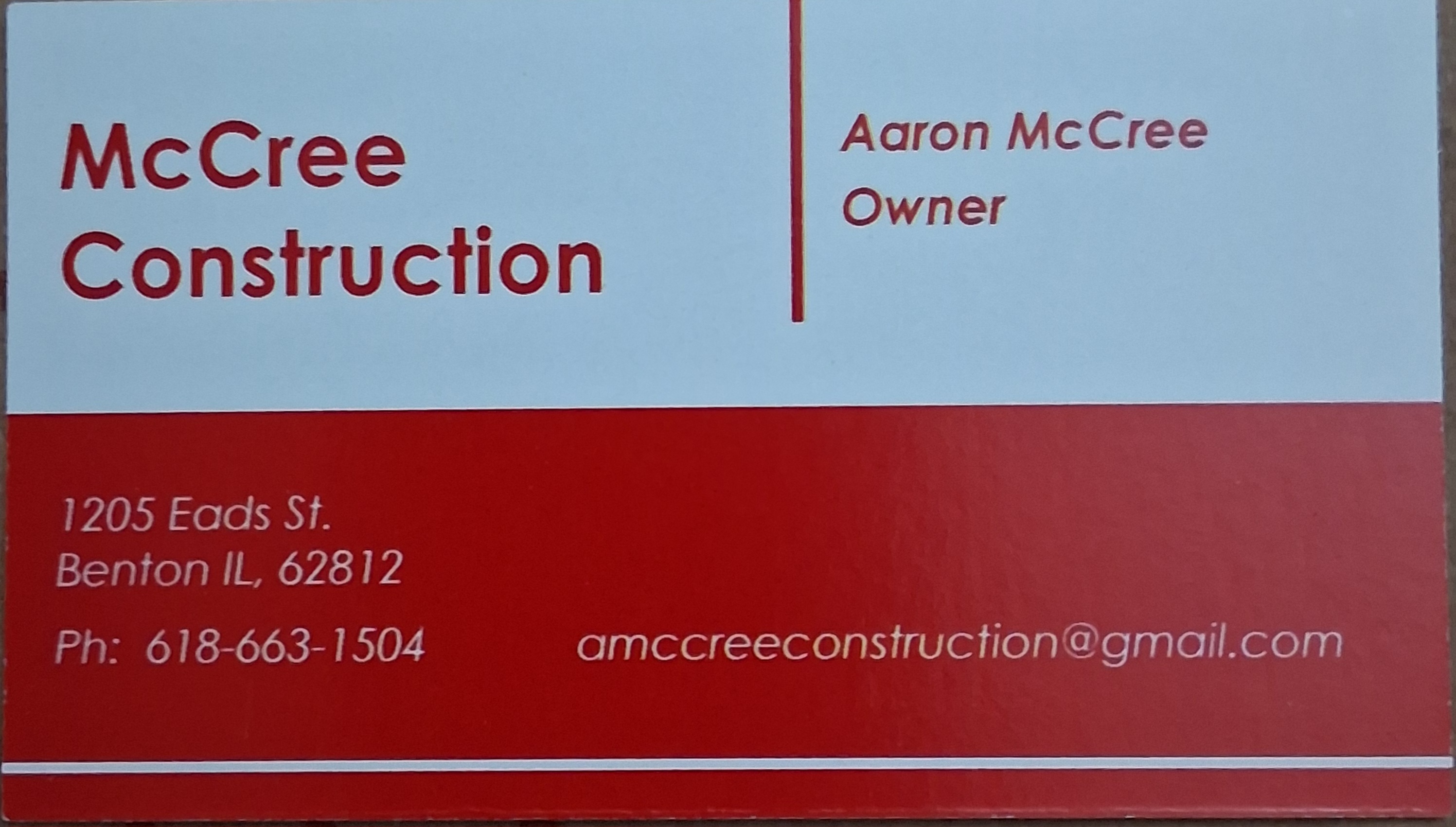 McCree Construction Logo