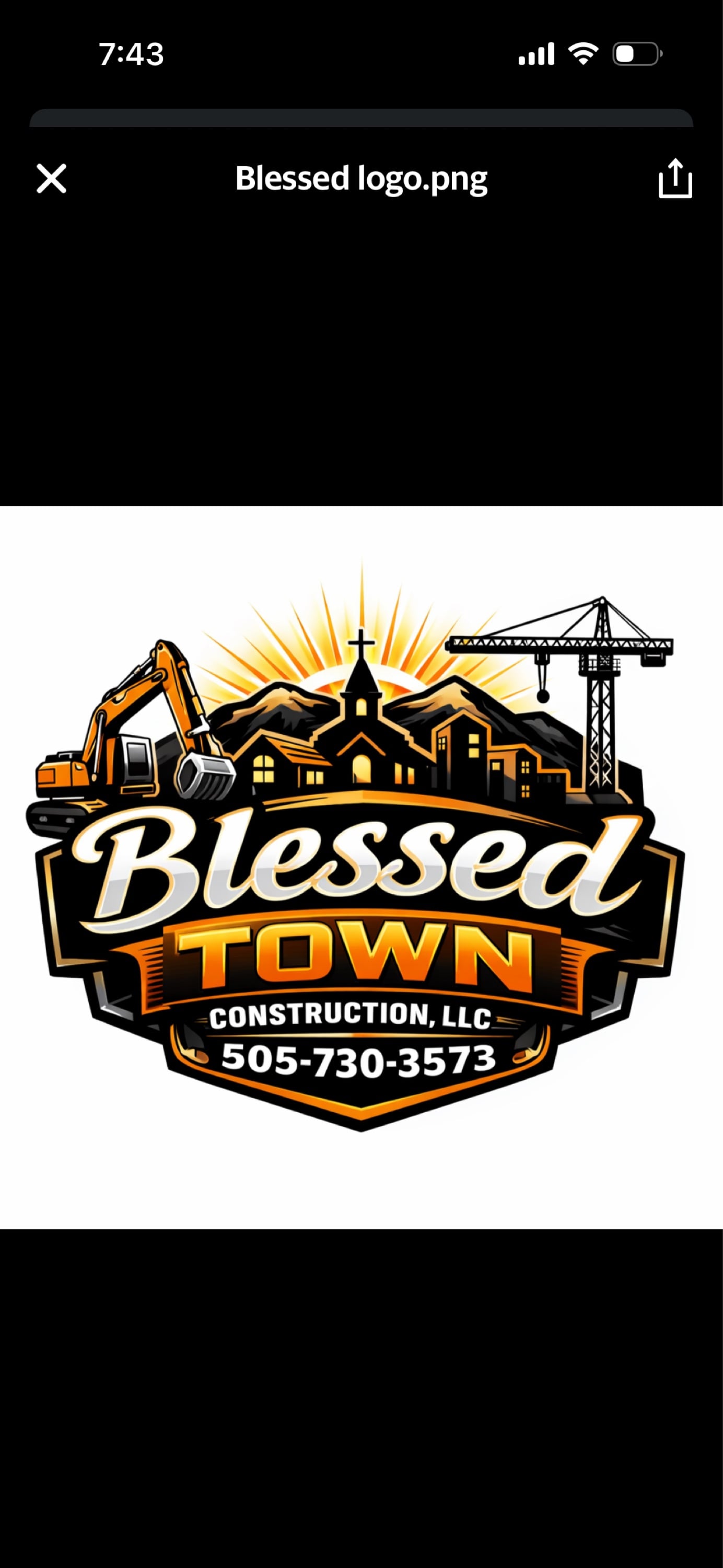Blessed Town Construction LLC Logo