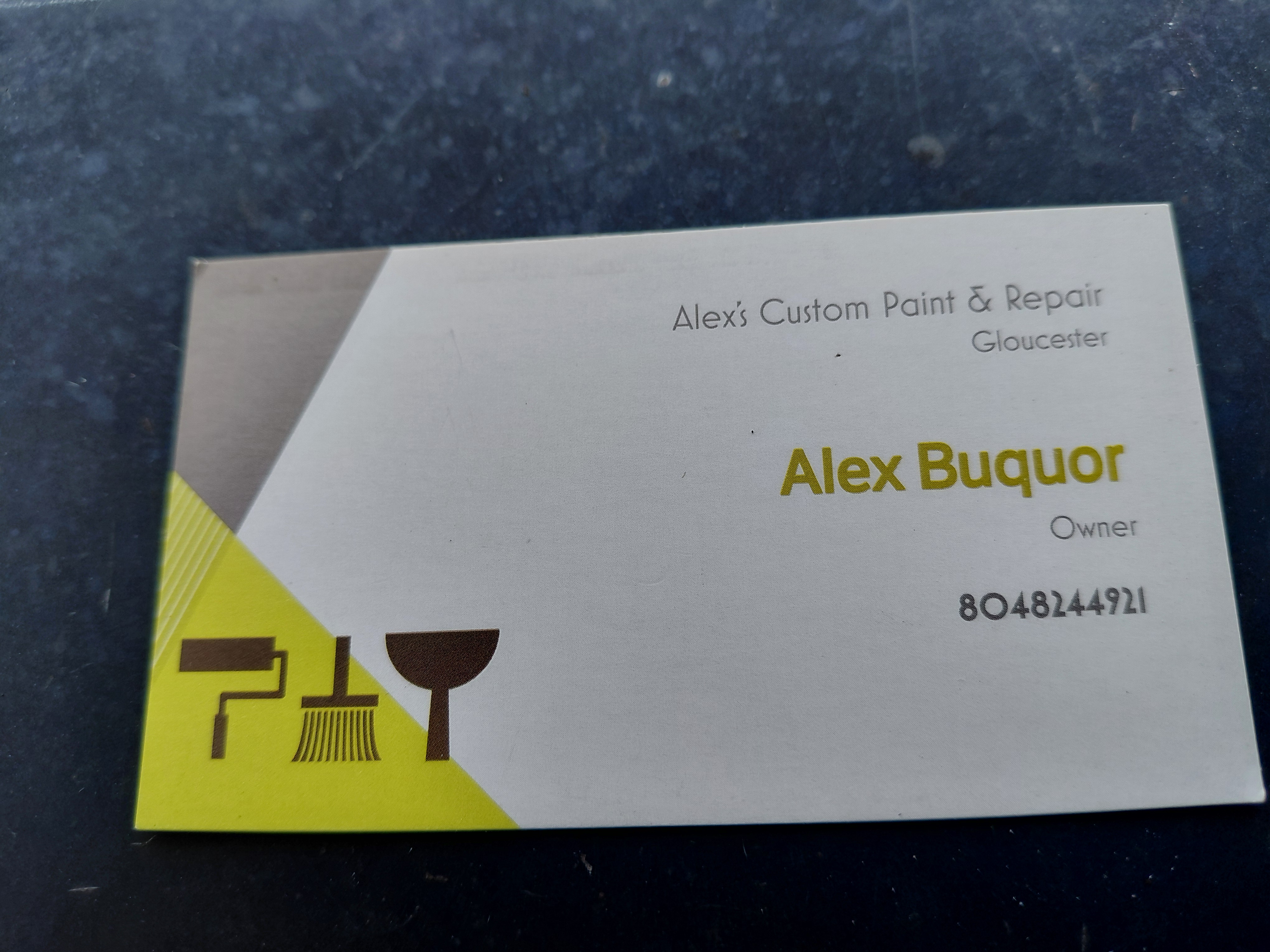 Alex's Custom Paint & Repair Logo