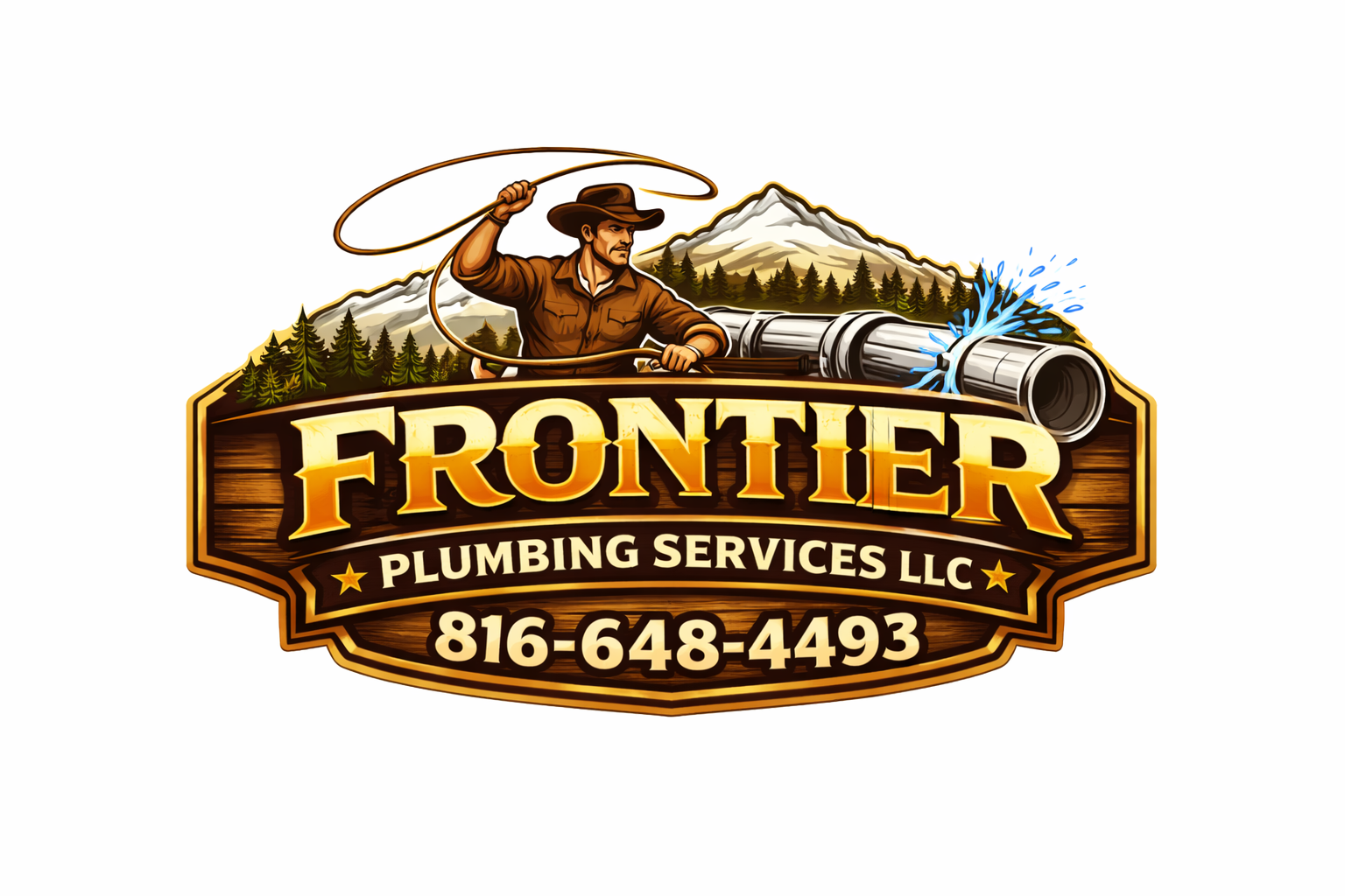 Frontier Plumbing Services, LLC Logo