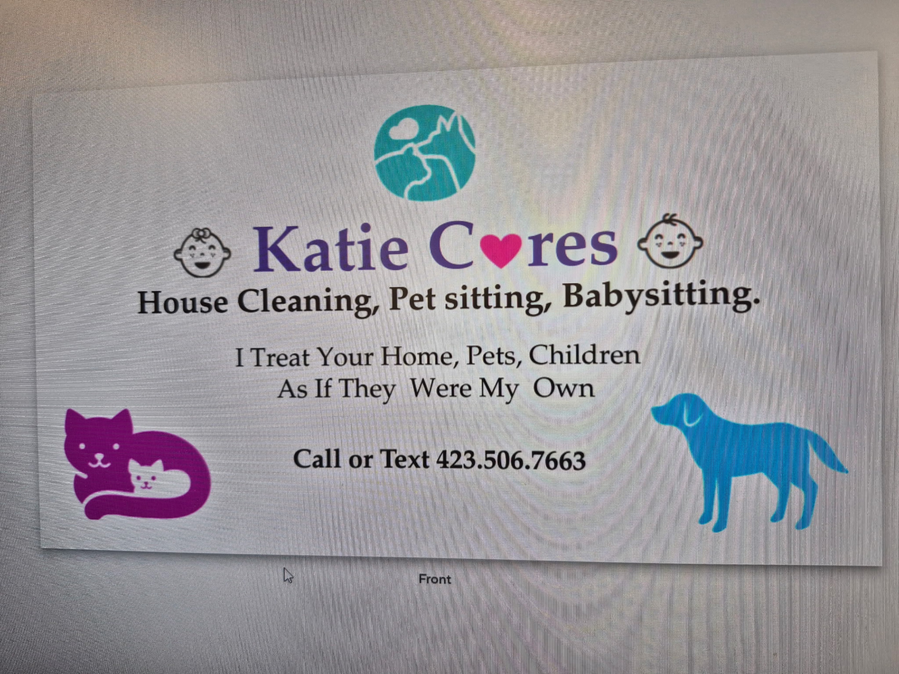 Katie cares Logo