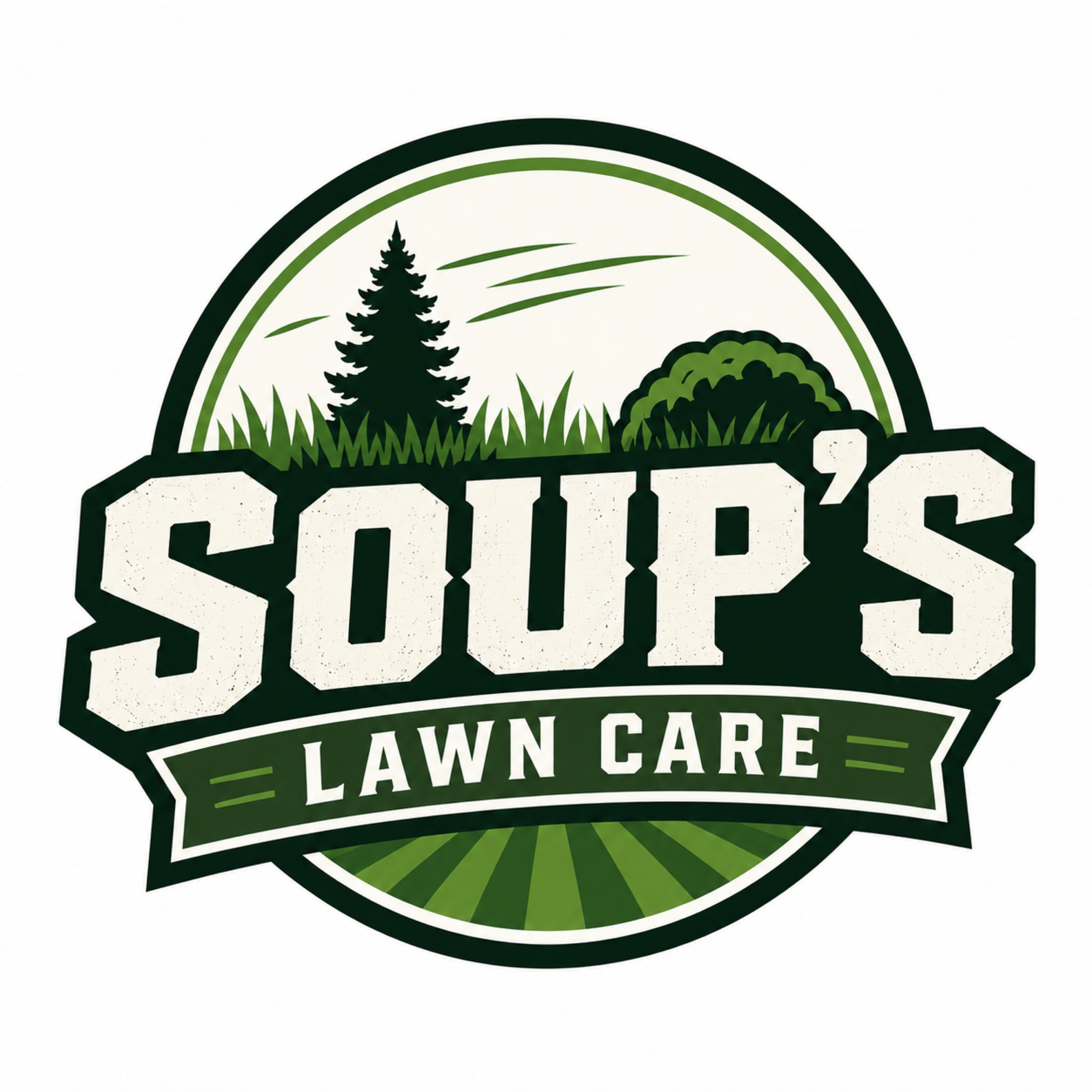 Soup's Lawn Care Logo
