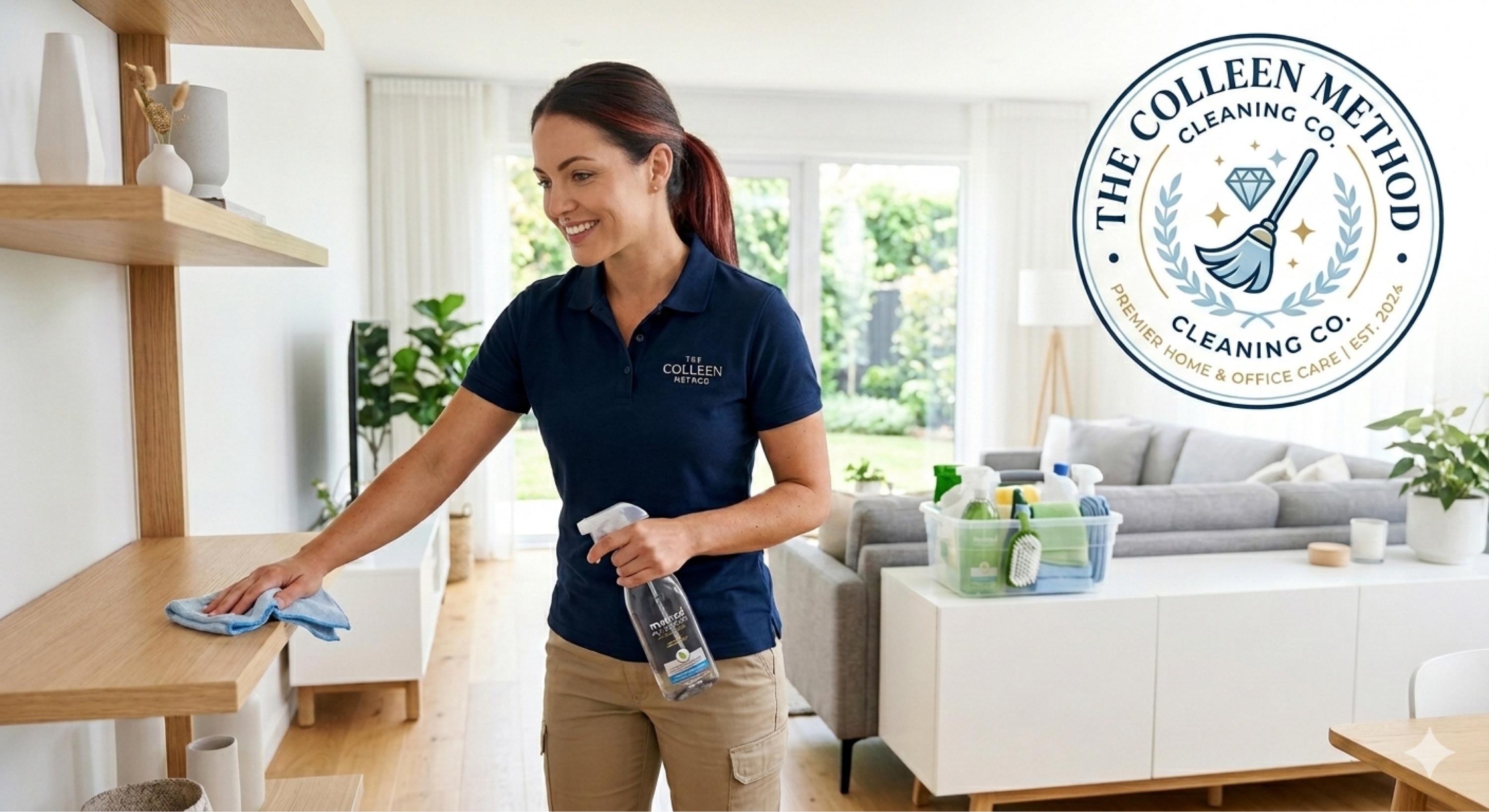 The Colleen Method Cleaning Co. Logo