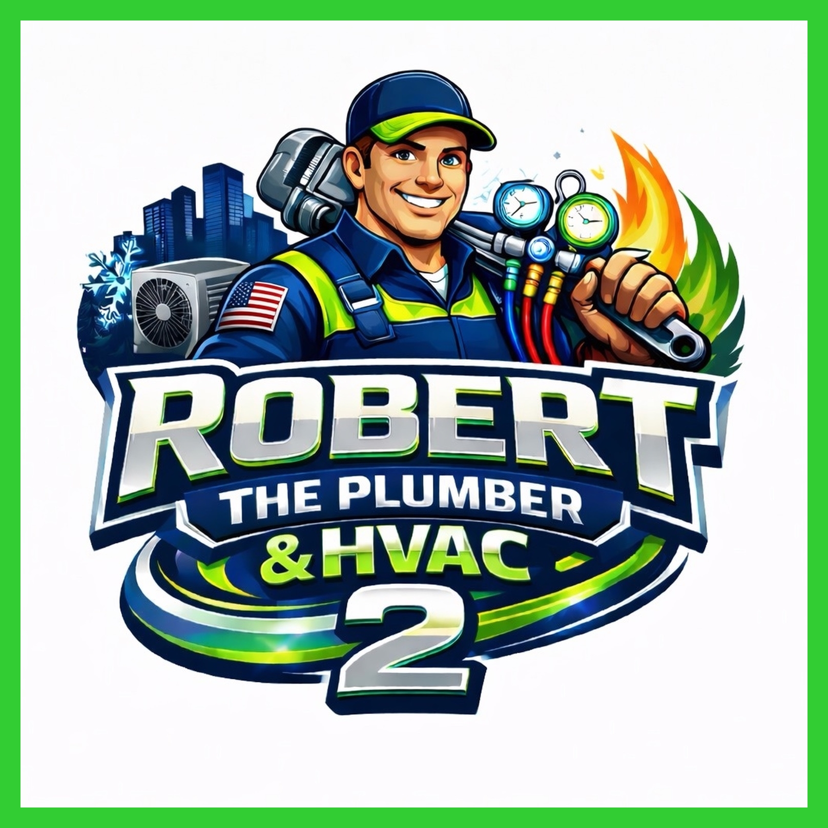 Robert the Plumber and HVAC 2 LLC Logo