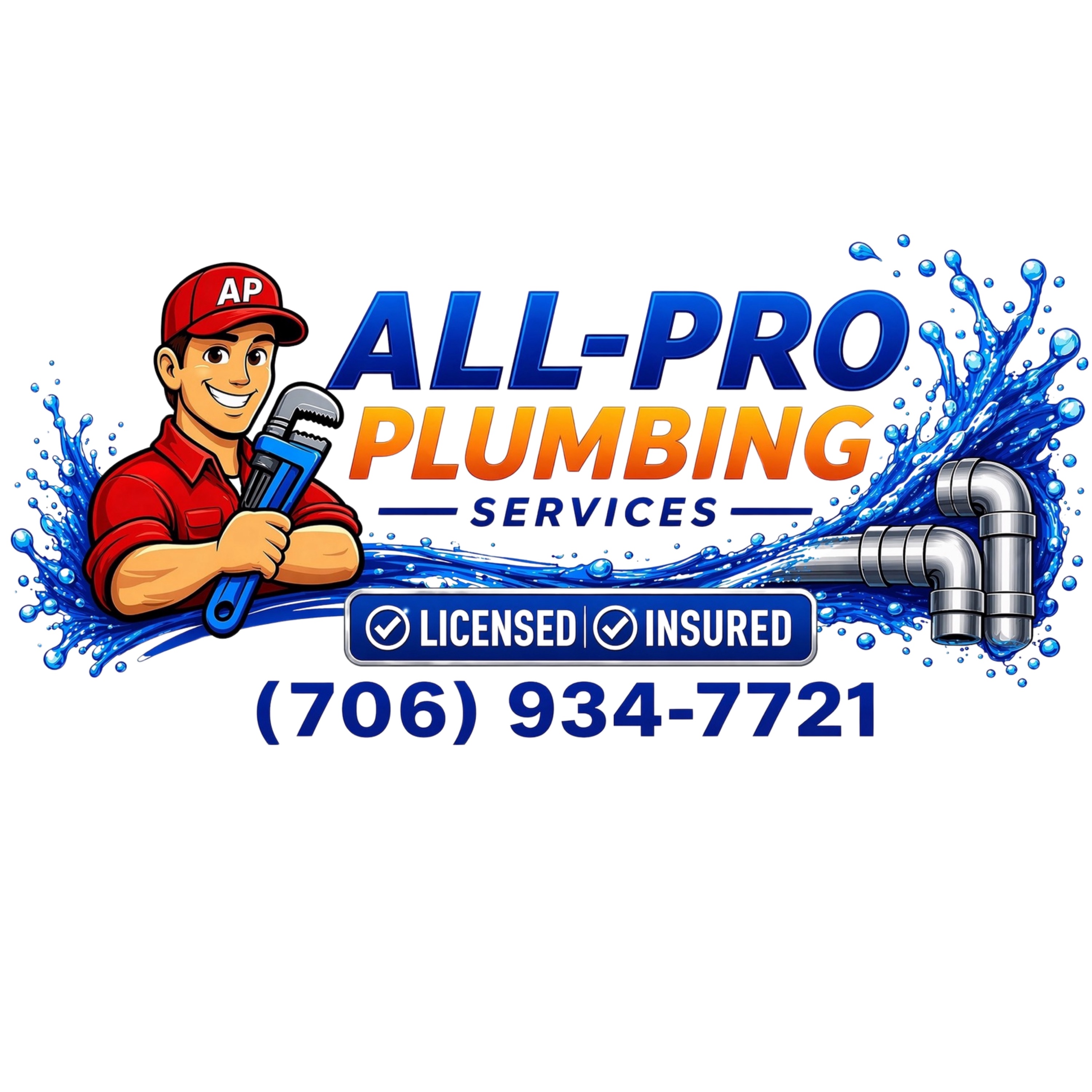 ALL-PRO PLUMBING SERVICES Logo