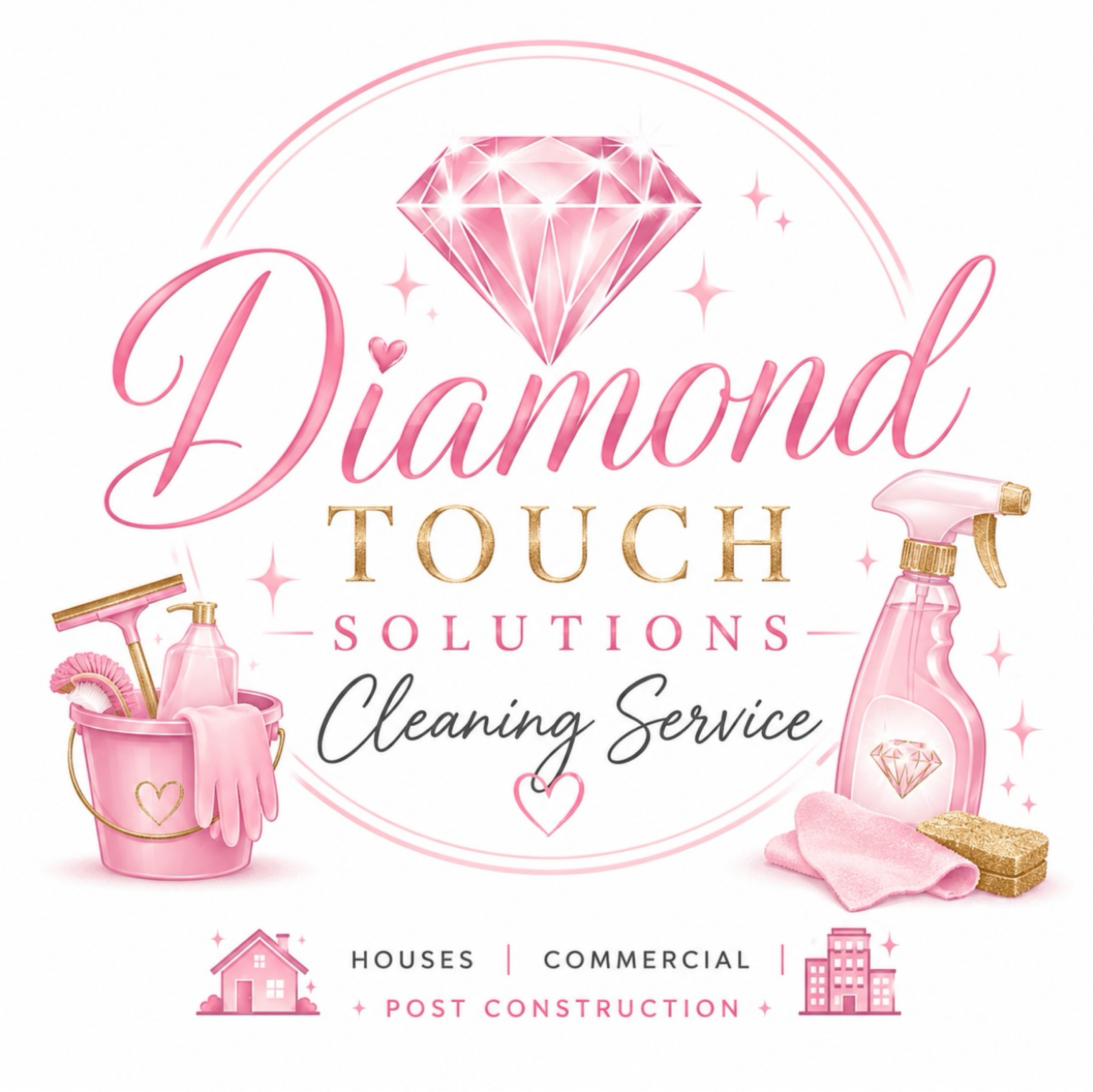 Diamond Touch Solutions Cleaning Service Logo