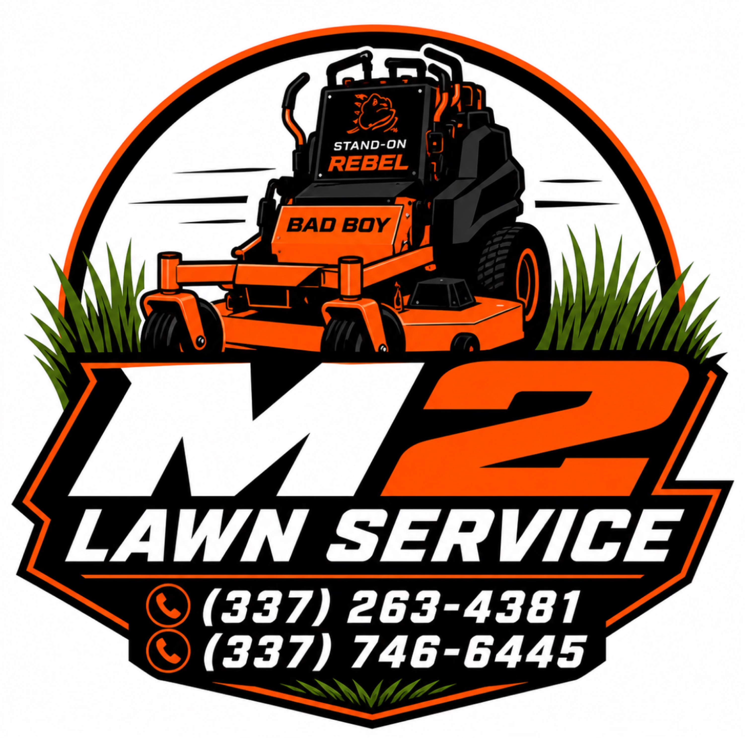 M2 Lawn Service Logo