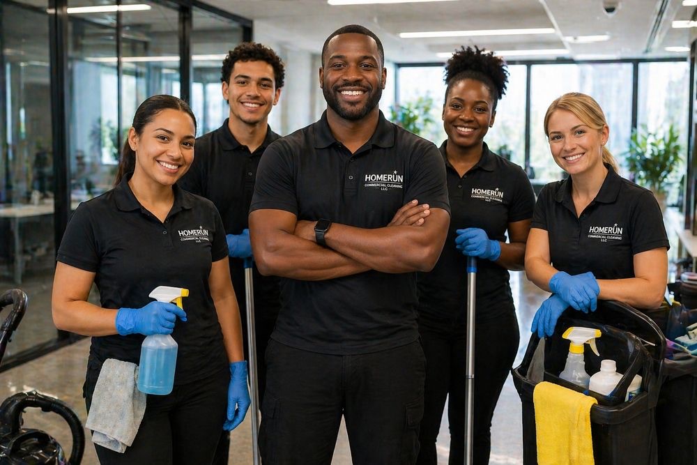 Homerun Commercial Cleaning Logo