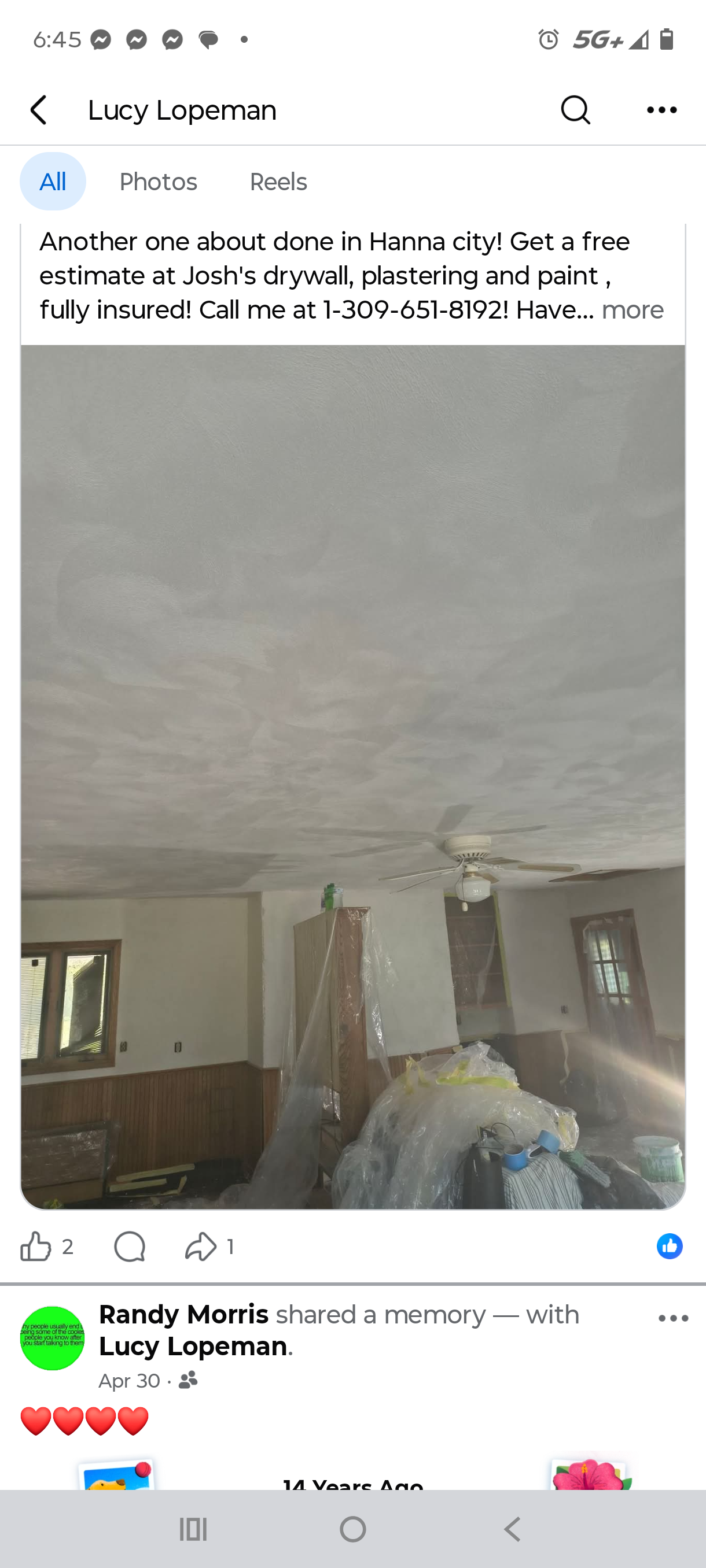 Josh's Plastering and Paint Logo