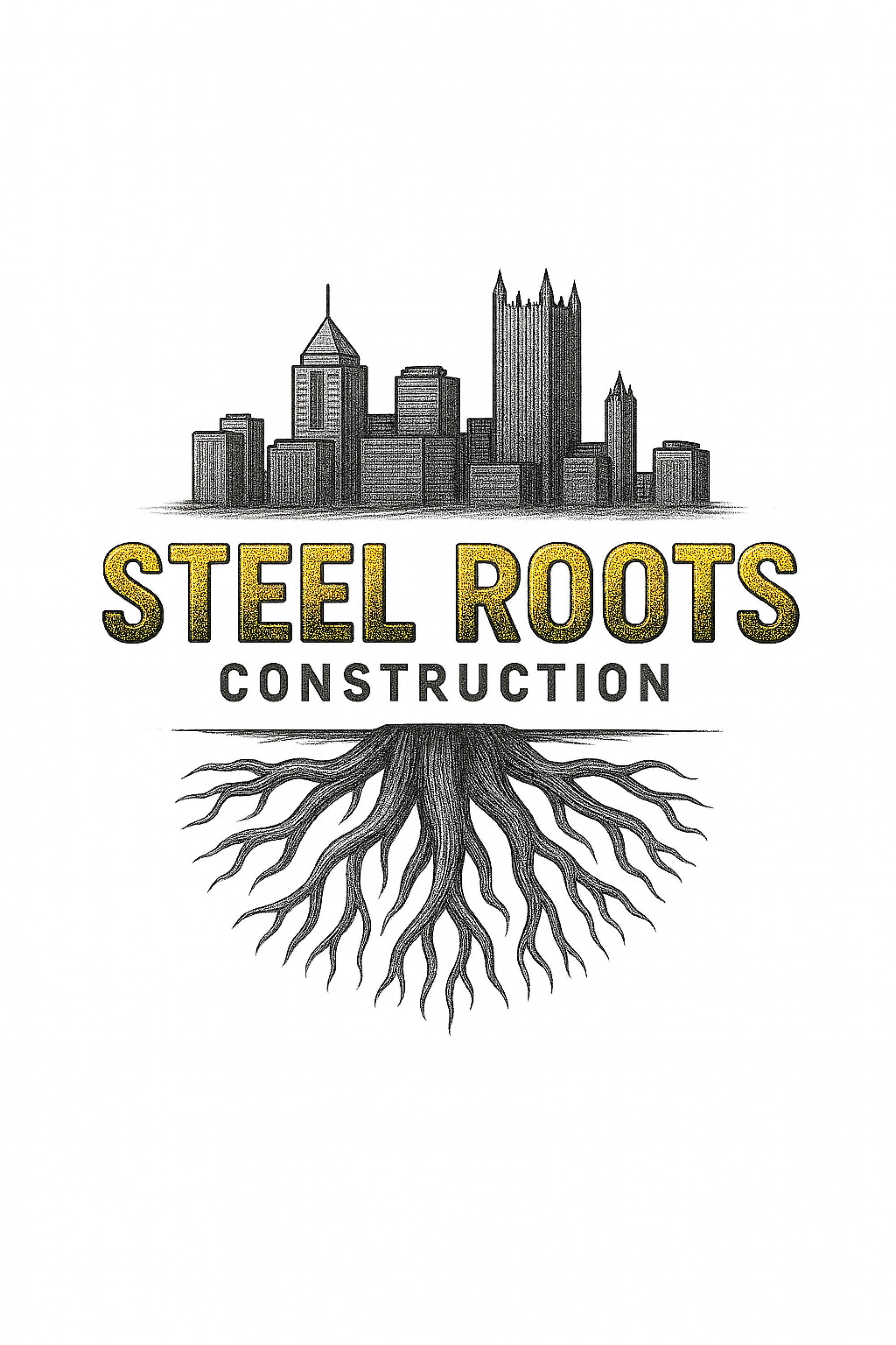 Steel Roots Construction Logo