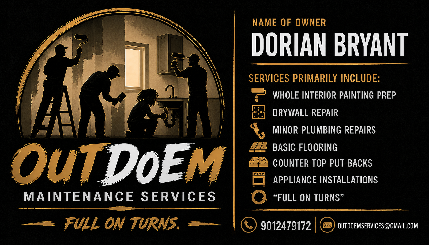 OutDoEm Maintenance Services Logo