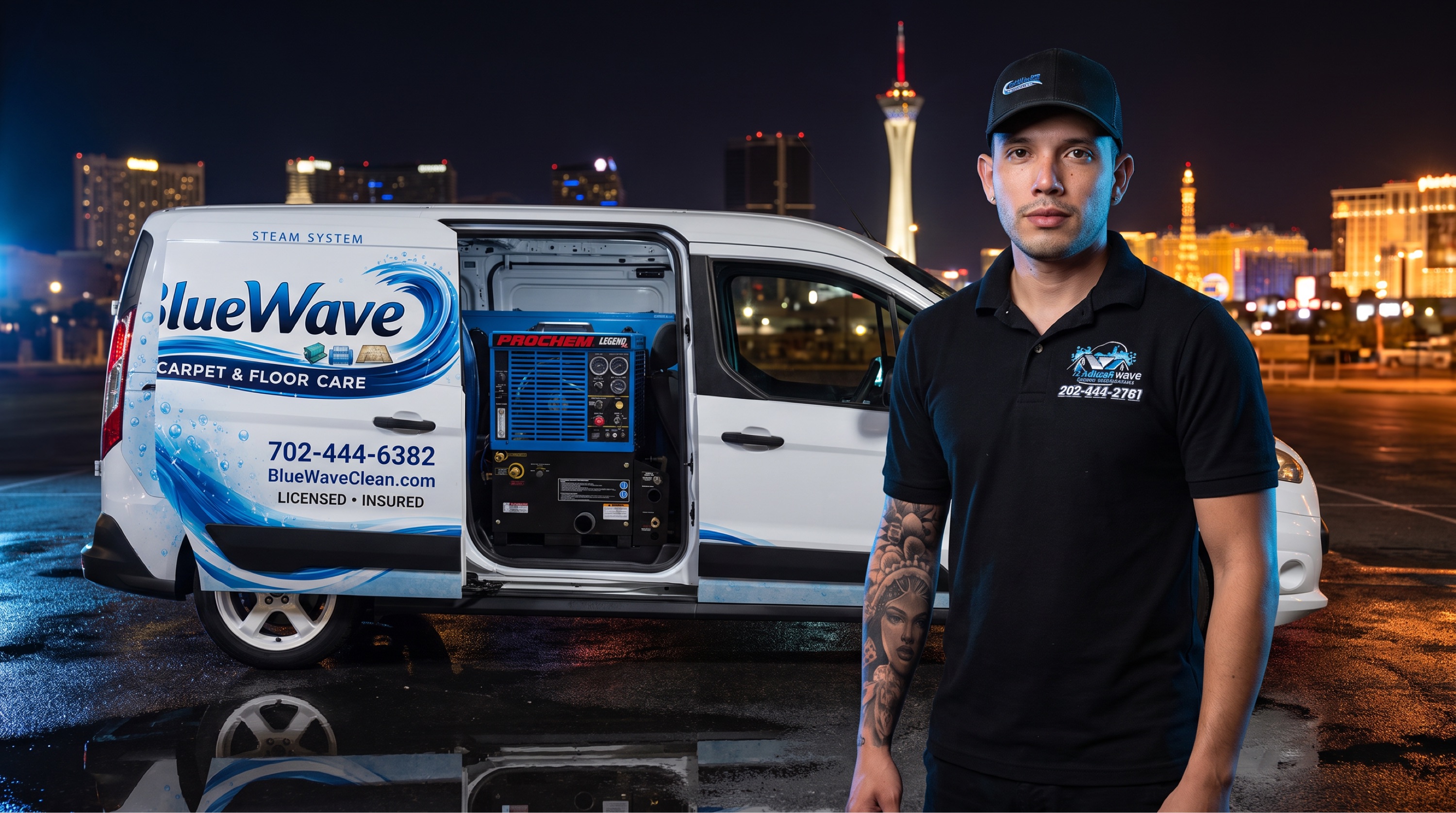 BlueWave Carpet Cleaning LLC Logo