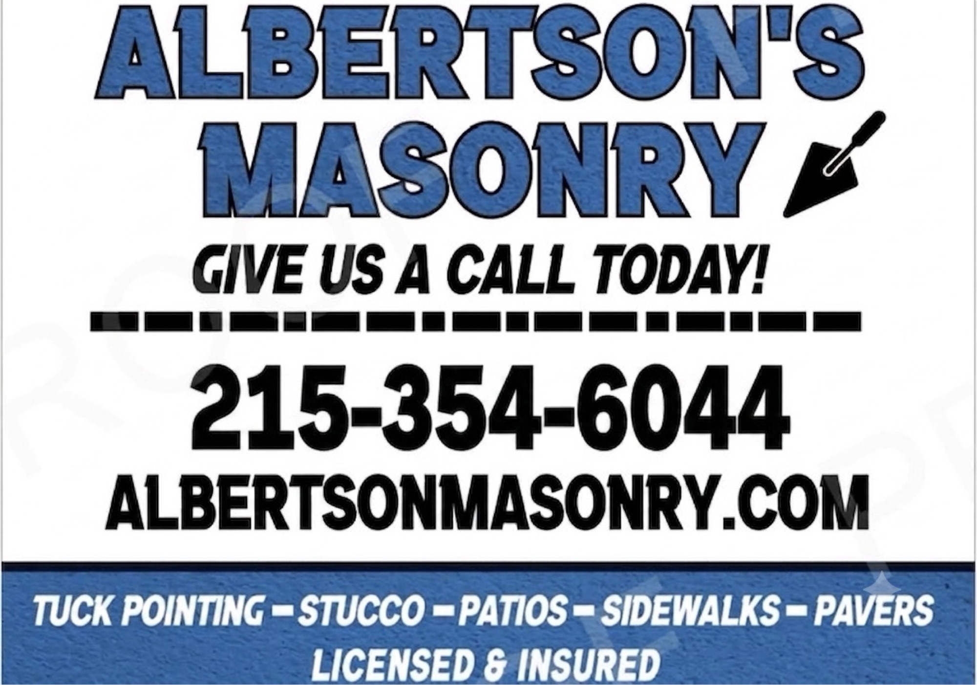 Albertson's Masonry Logo