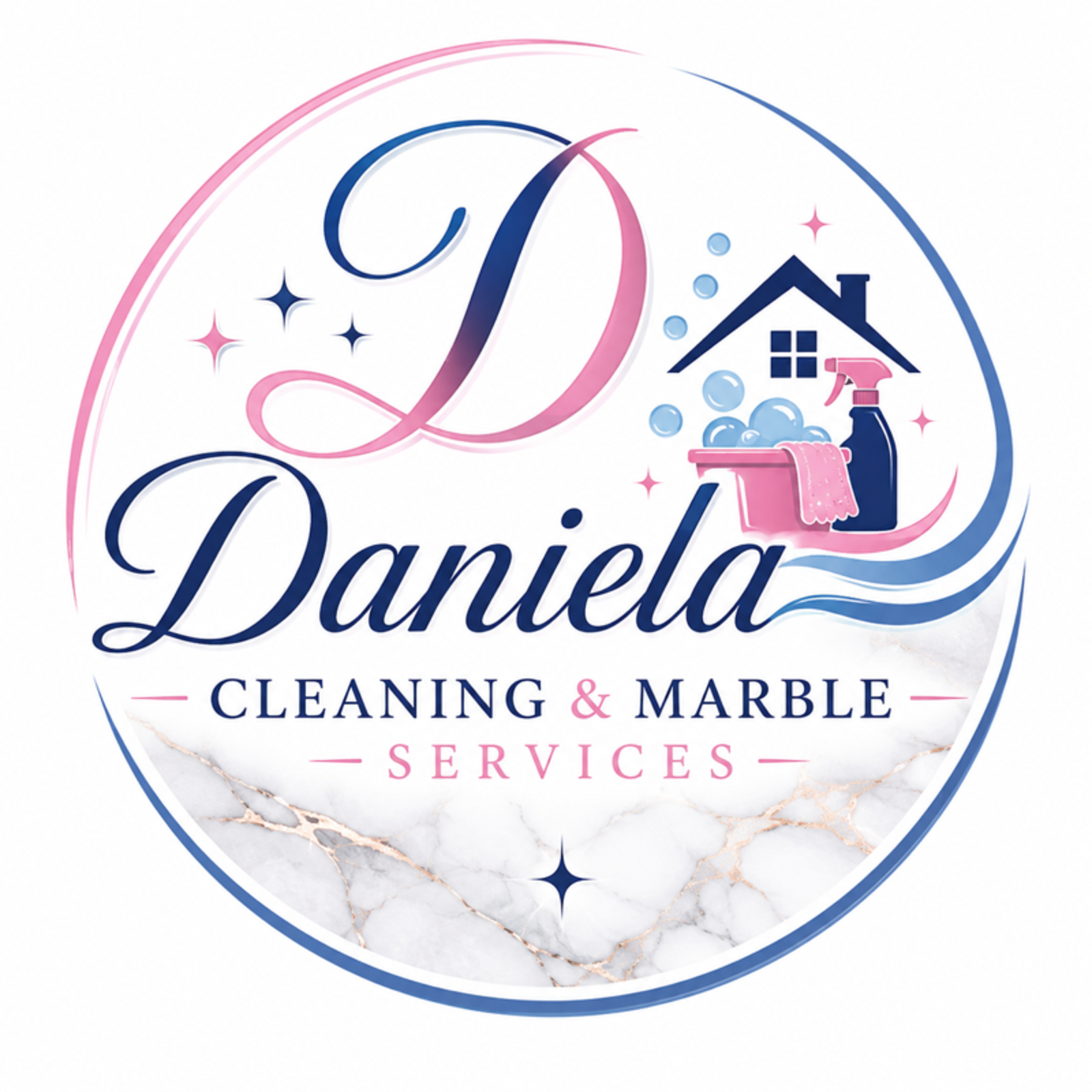 Daniela Cleaning & Marble Services Logo