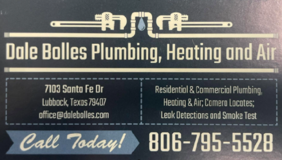 DALE BOLLES PLUMBING, INC. Logo
