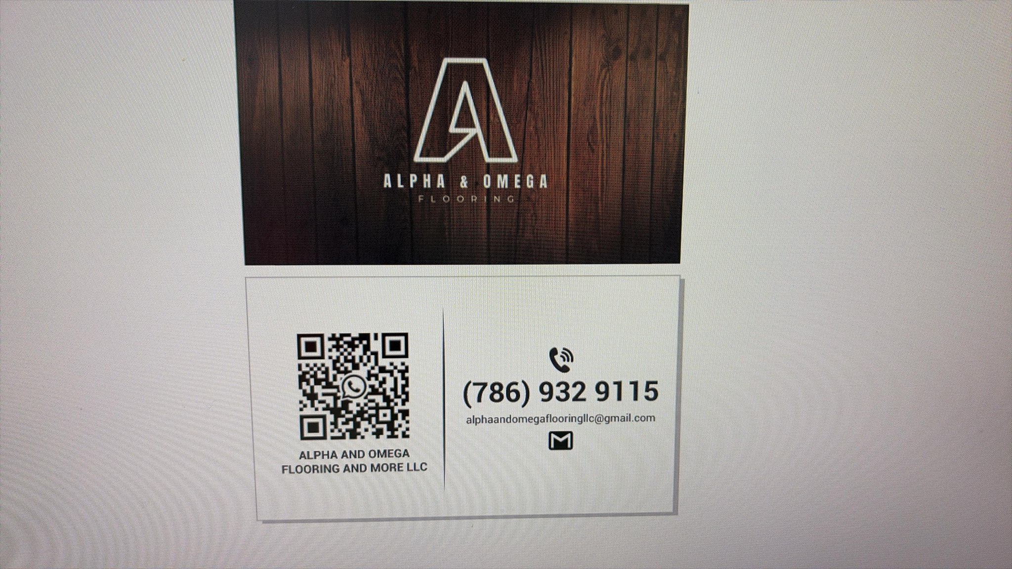 Alpha and Omega Flooring and More LLC Logo