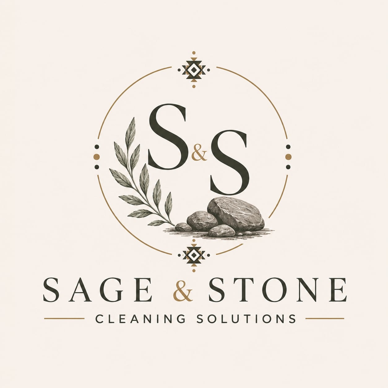 SAGE AND STONE CLEANING CO Logo