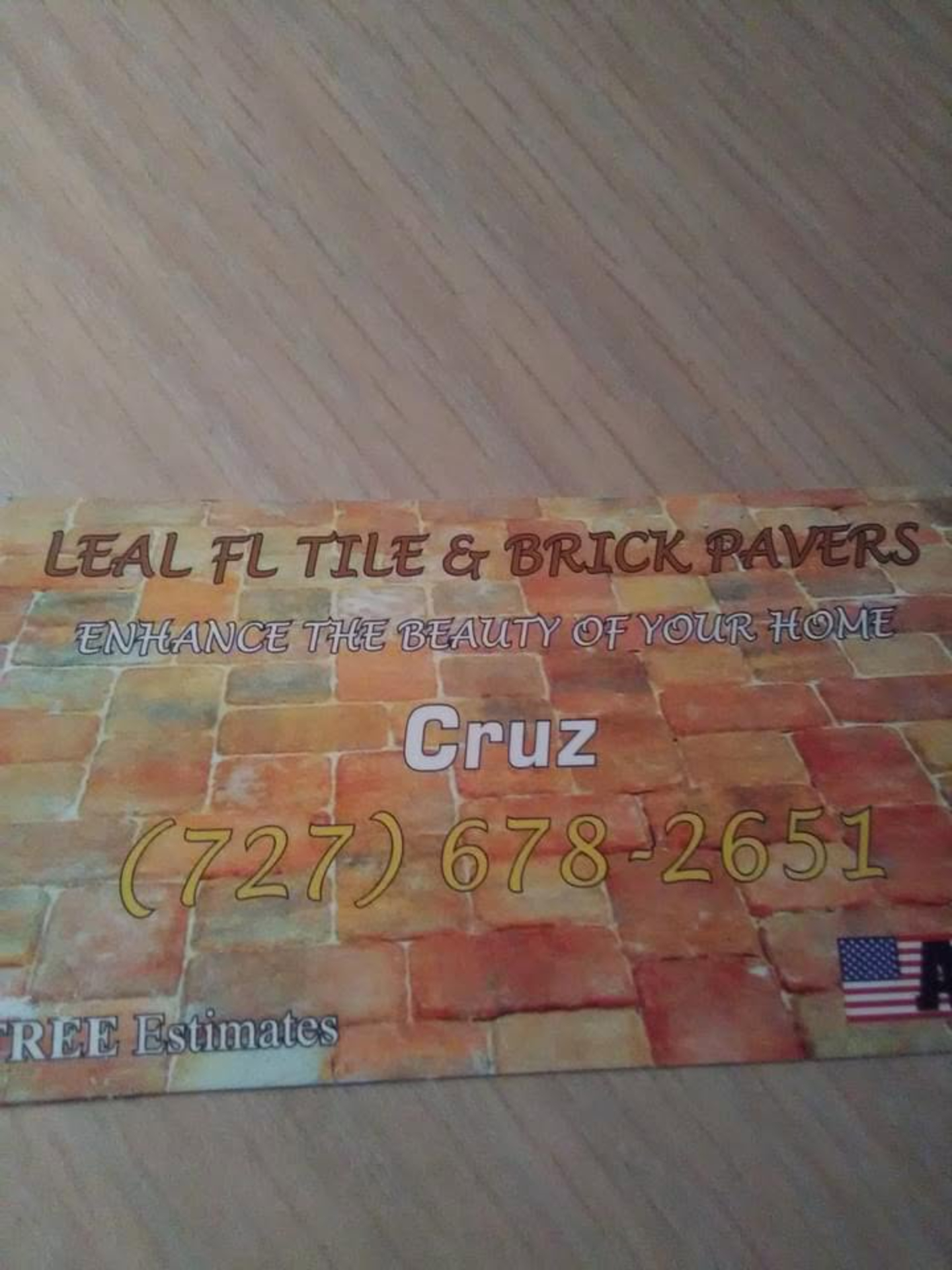 LEAL FLORIDA TILE AND BRICK PAVERS INC. Logo