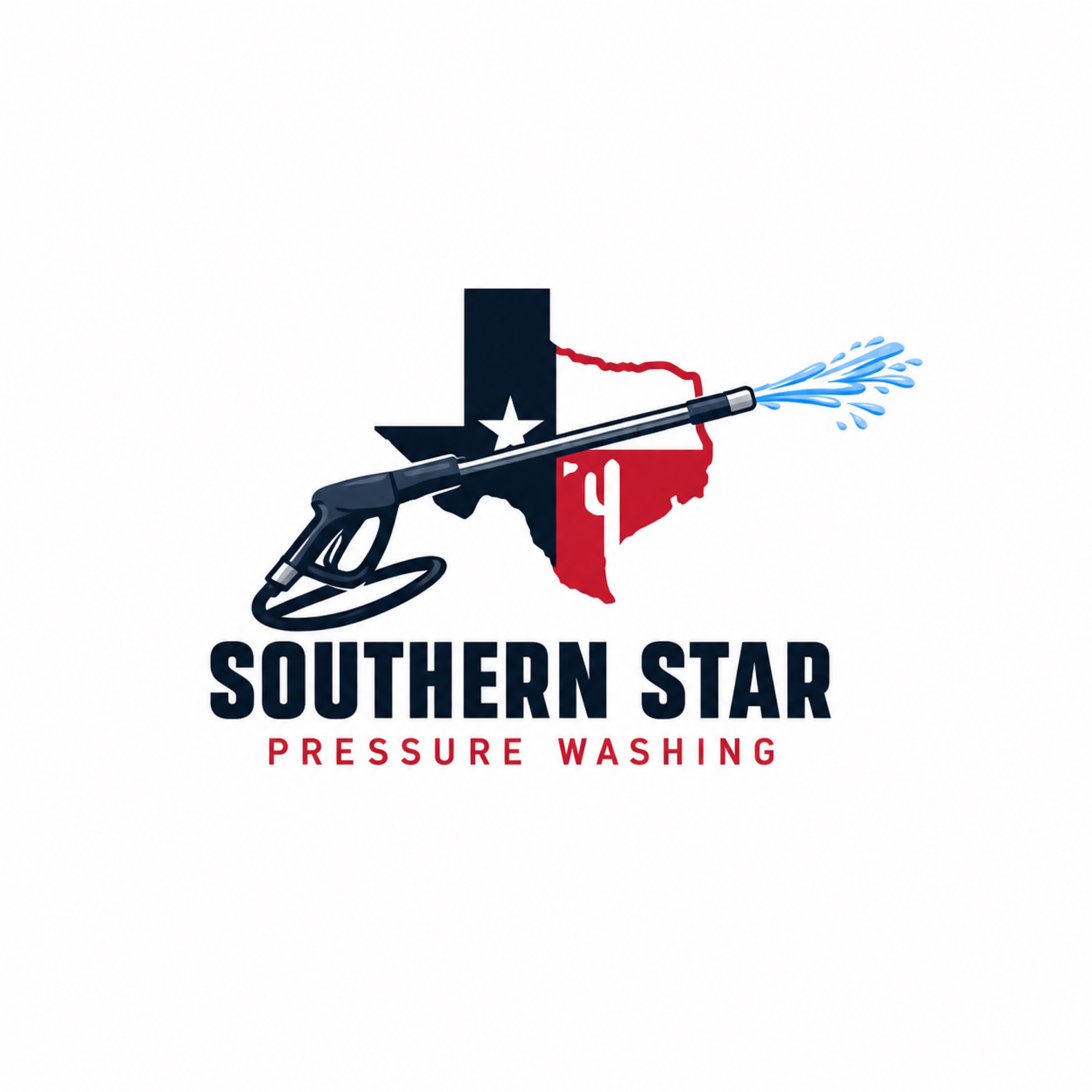 Southern star pressure washing Logo