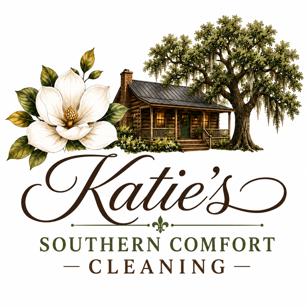 Katie's Southern Comfort Cleaning Logo