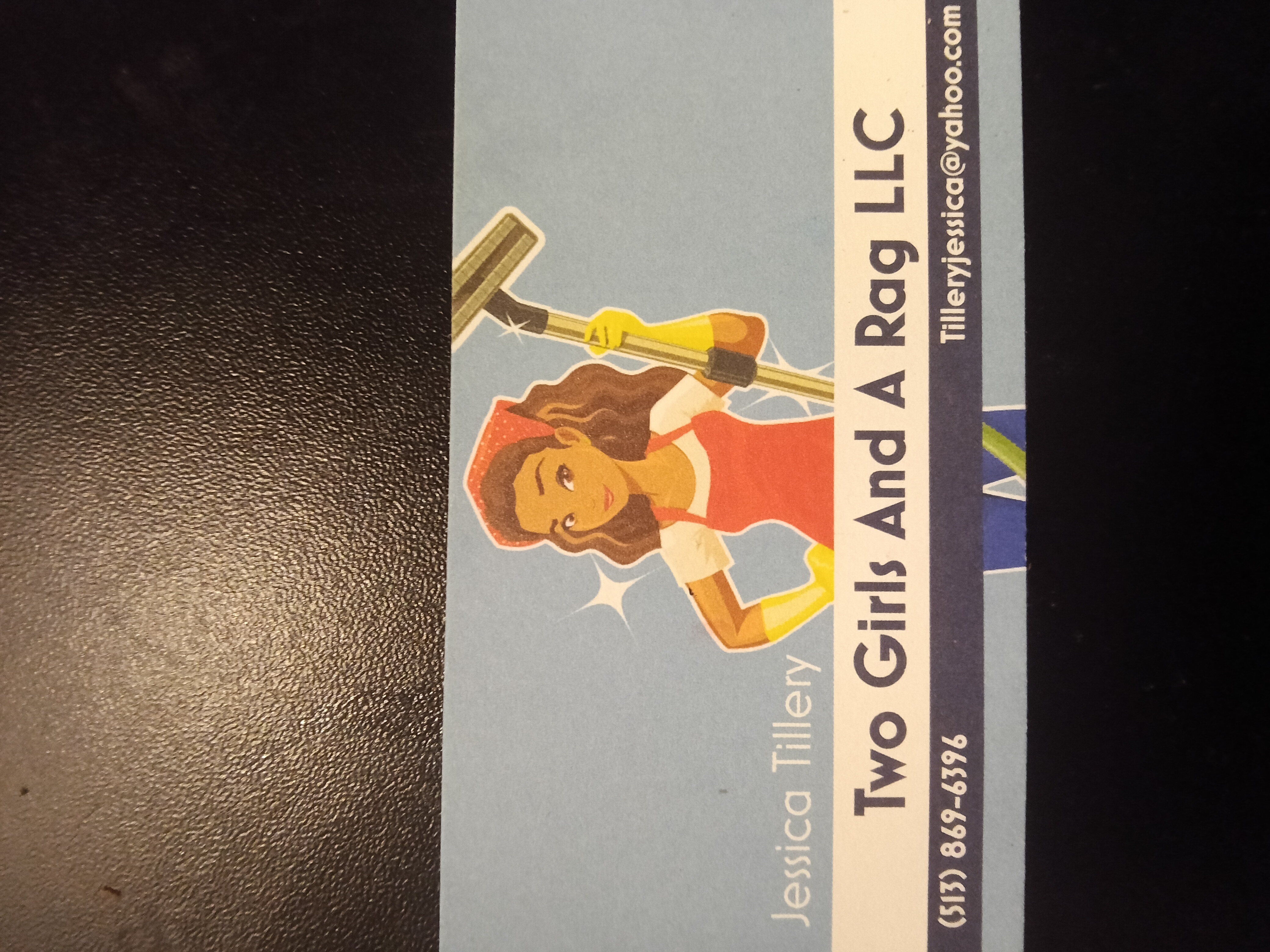 Two Girls And A Rag LLC Logo