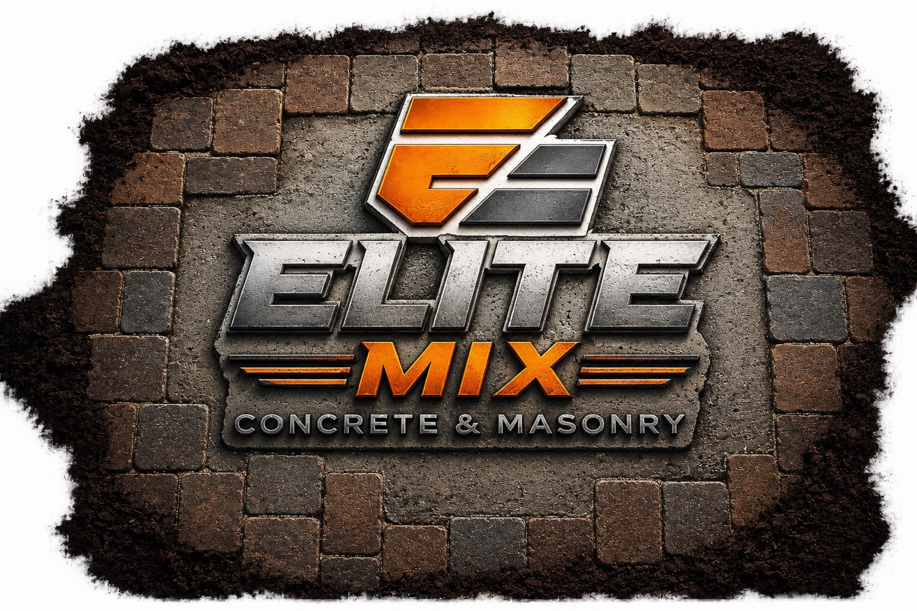 Elite mix concrete & masonry Corp Logo
