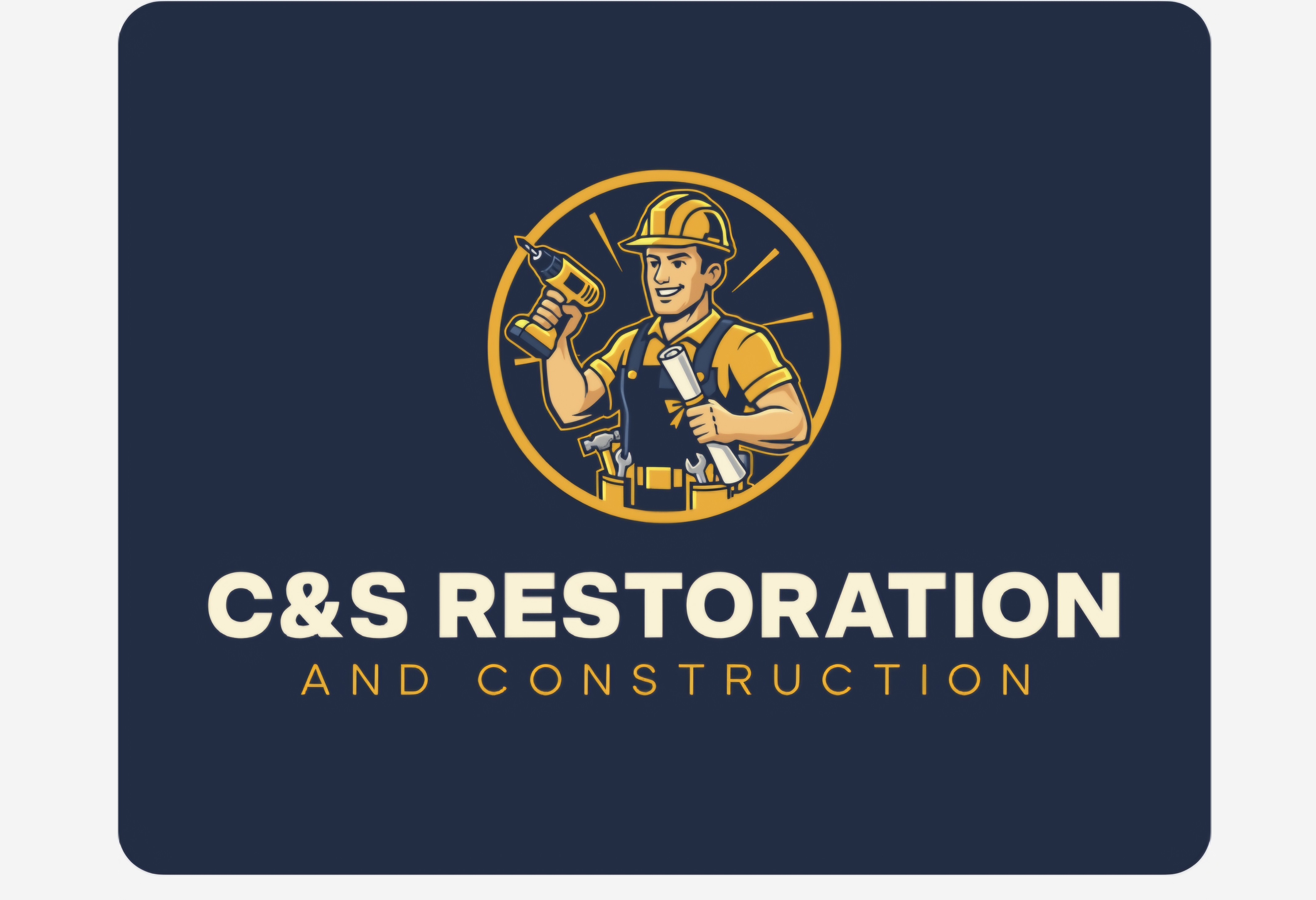 C&S Restoration and Construction Logo