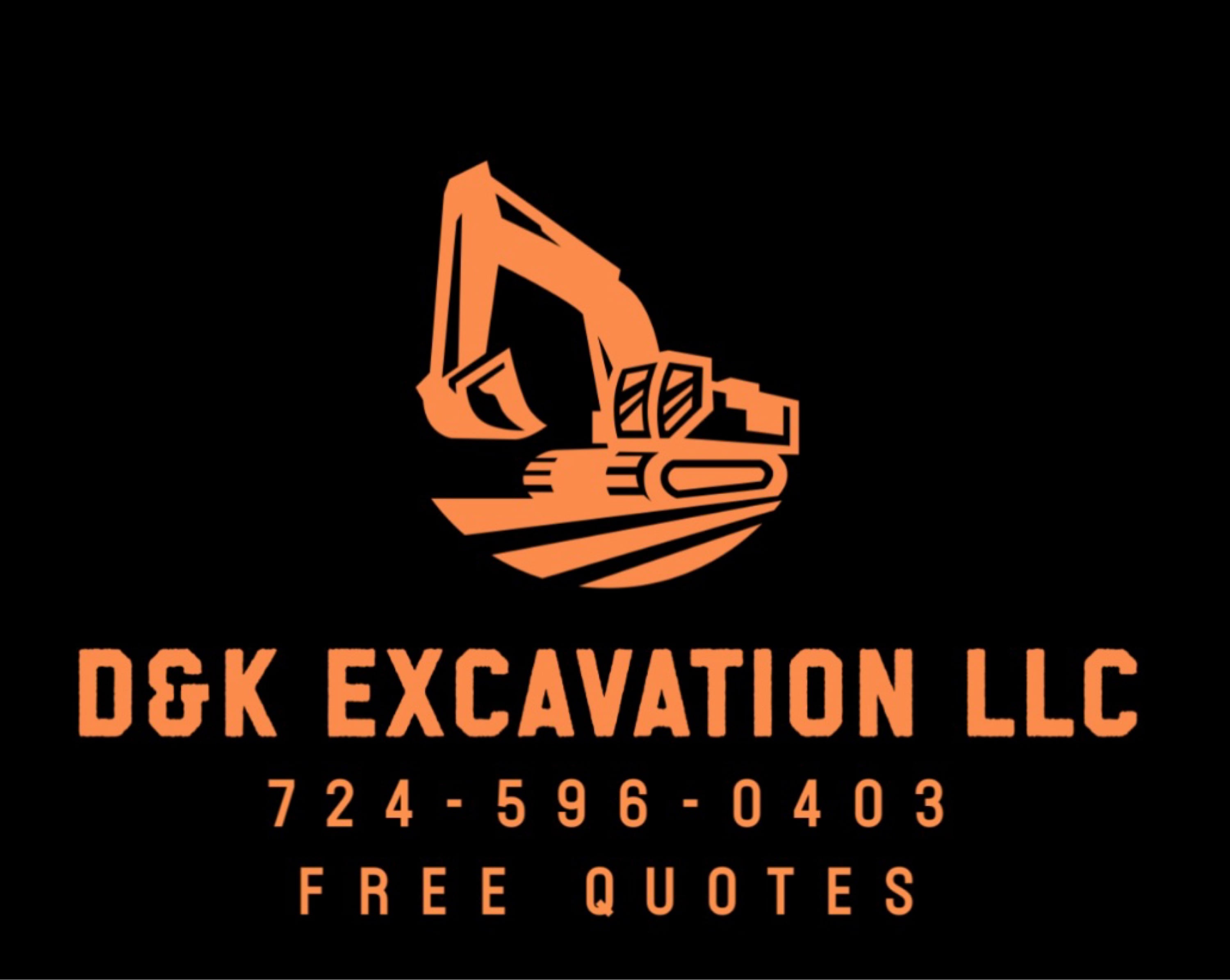 D&K Excavation llc Logo