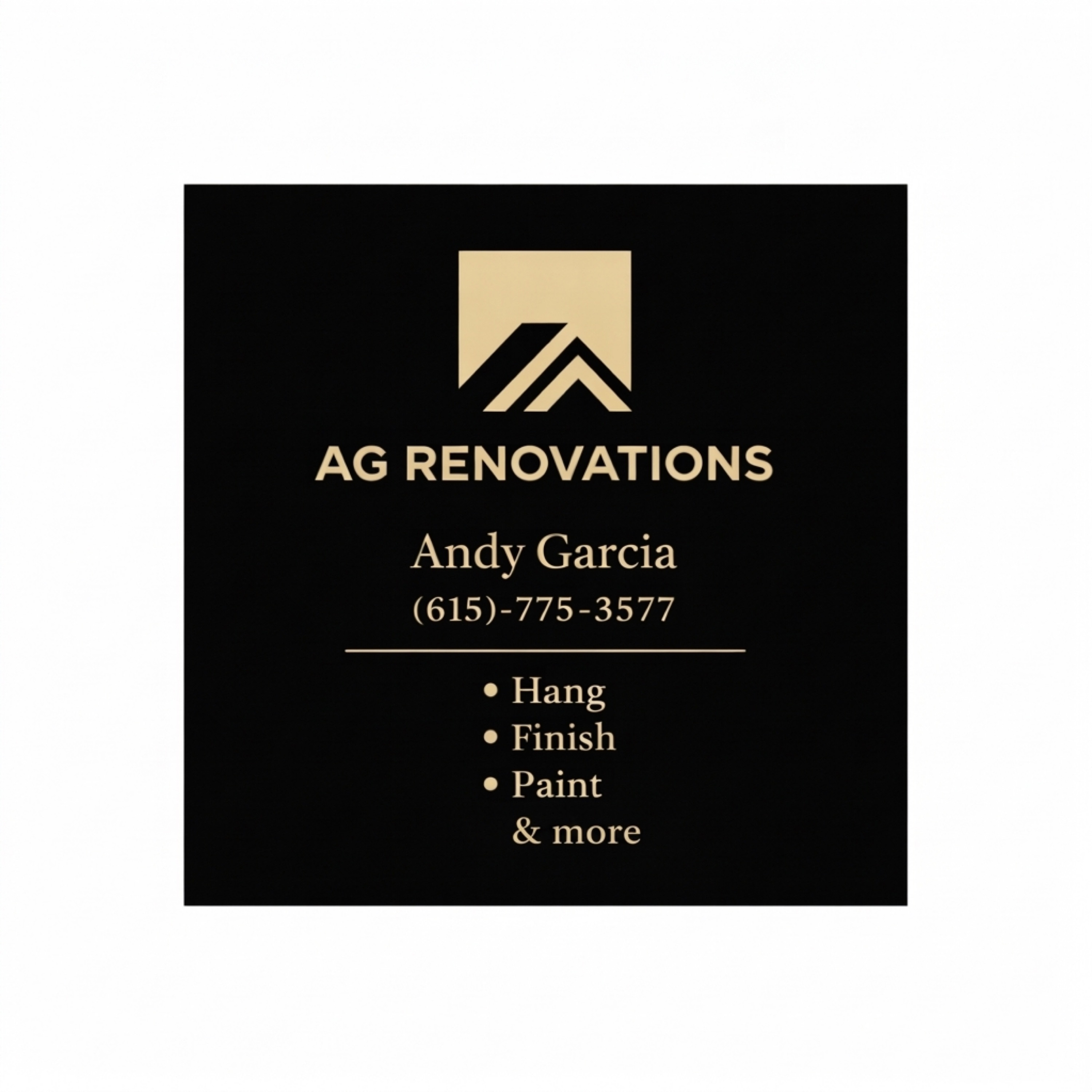 AG Renovations Logo
