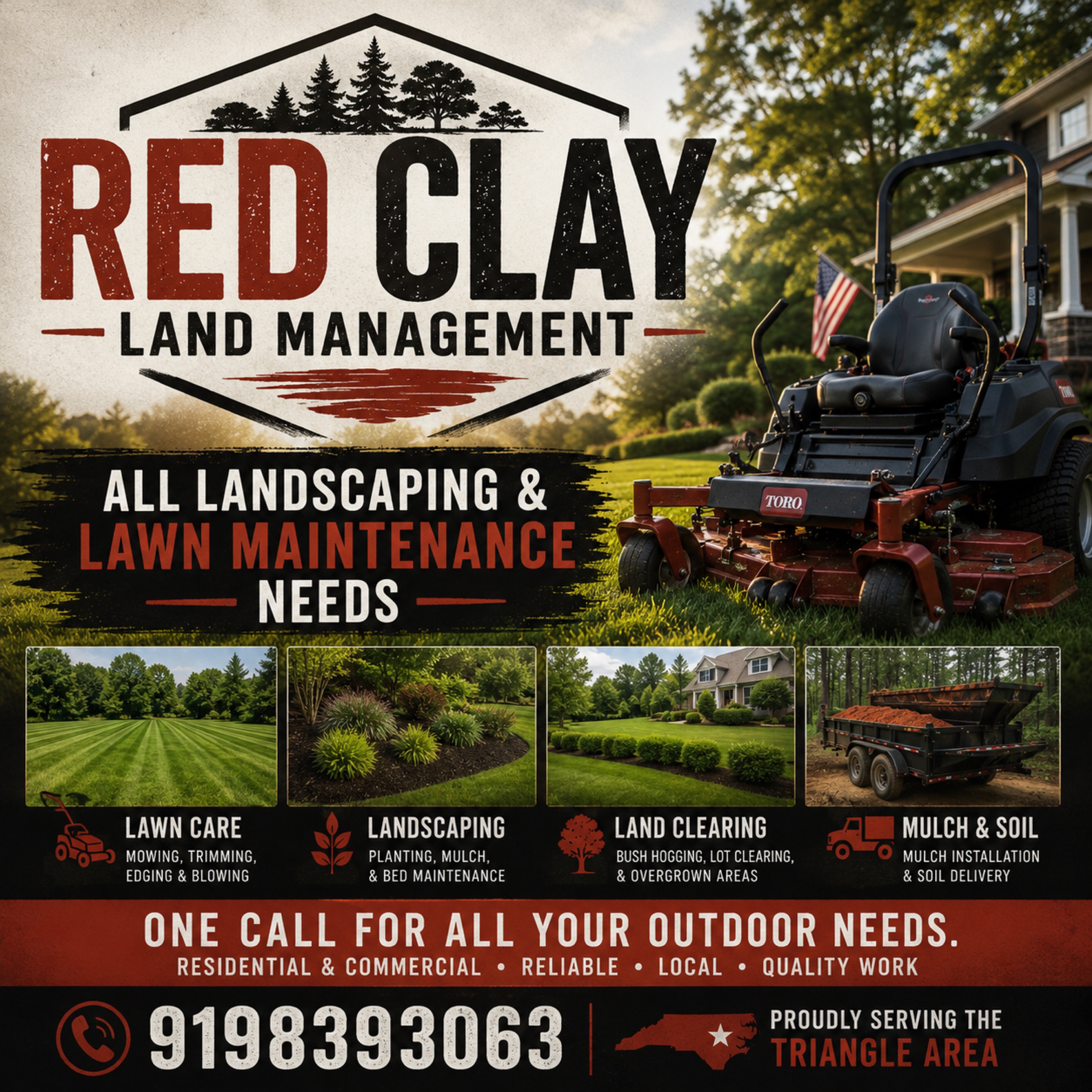 Red Clay Land Management Logo