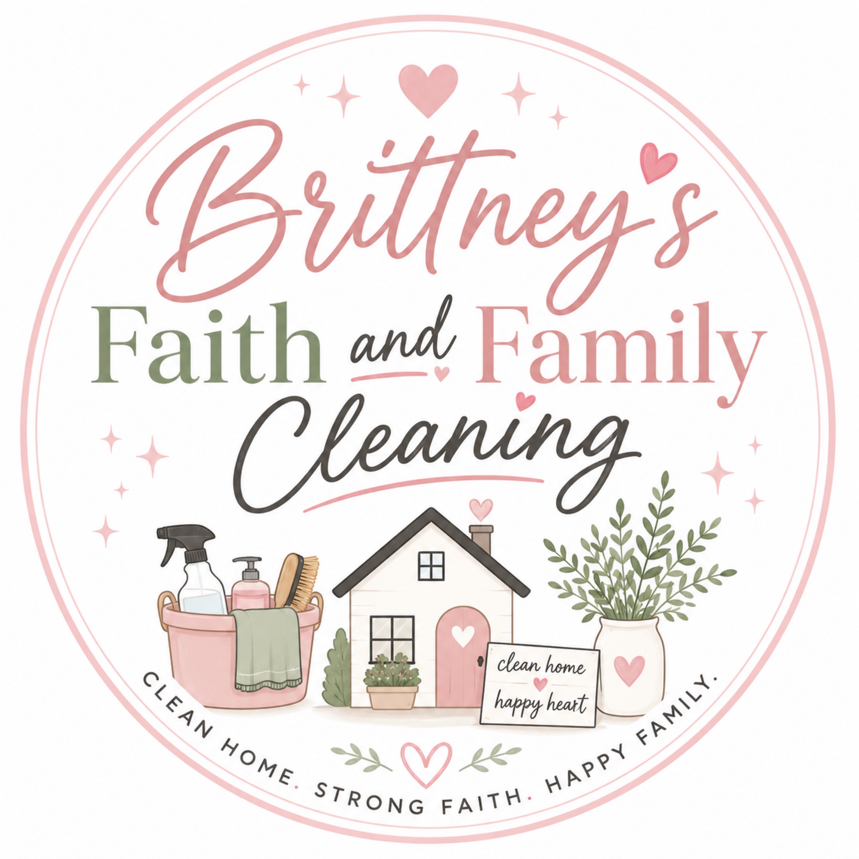 Faith and Family Cleaning Logo