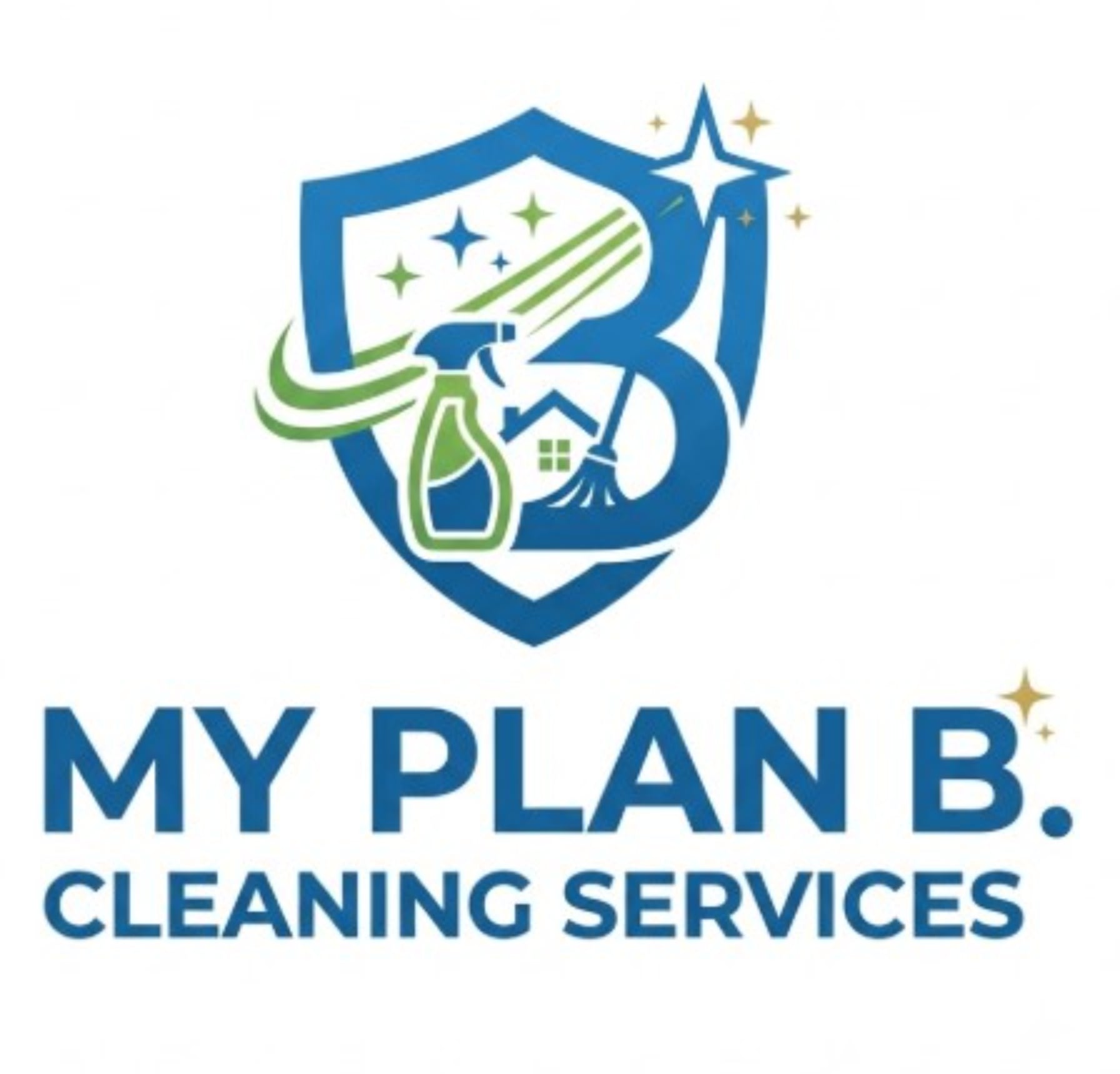 My Plan B. Cleaning Services. Logo
