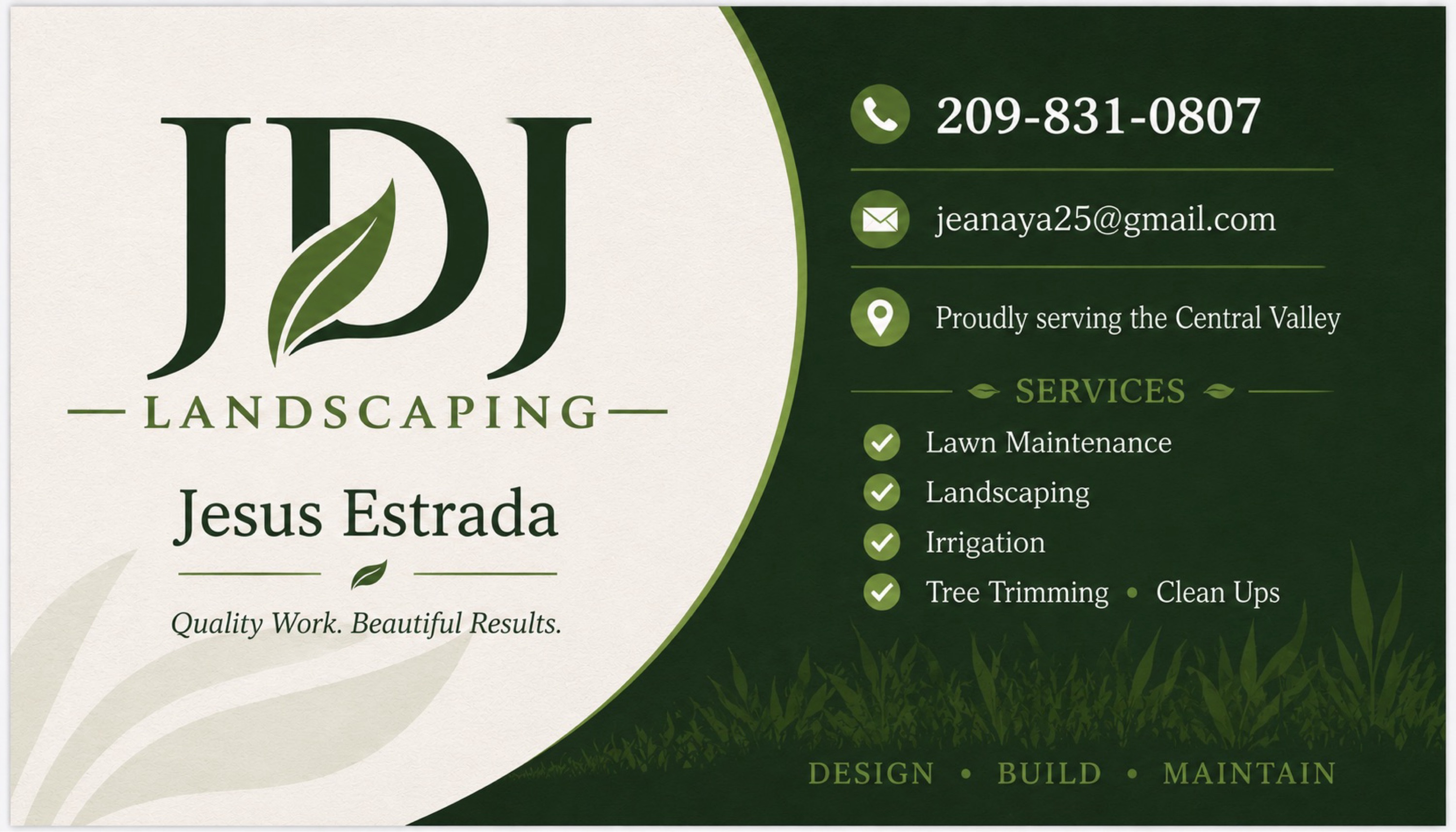 JDJ Landscaping Logo
