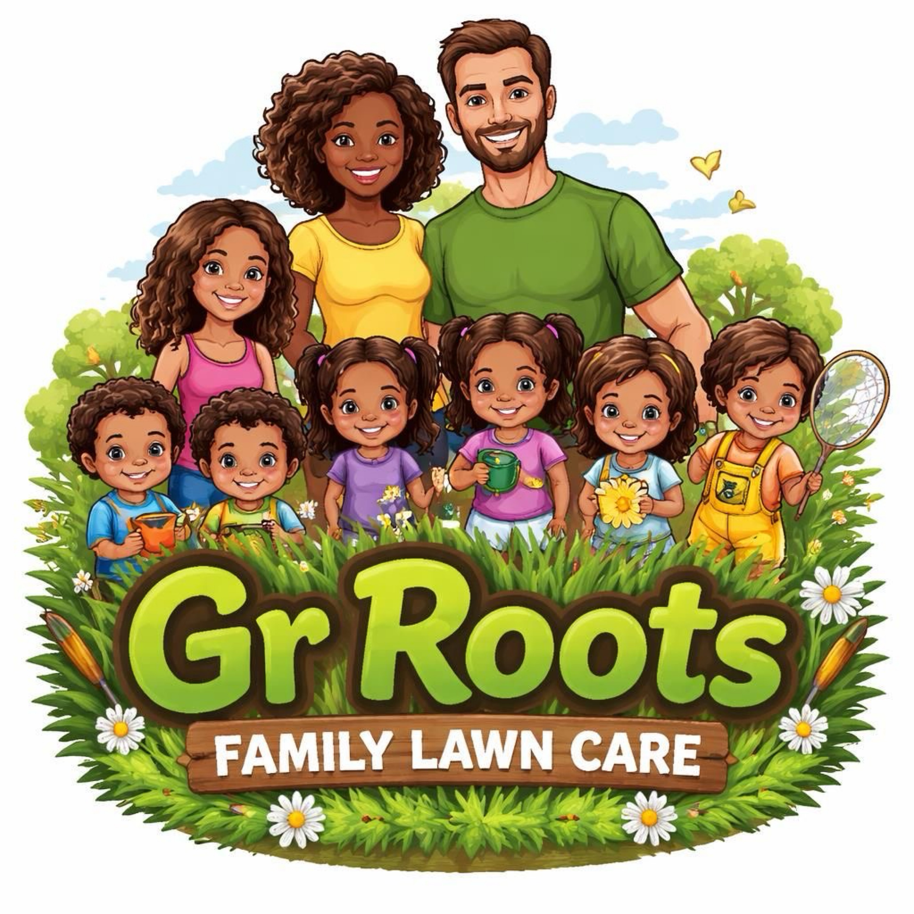 Grass Roots Family Lawncare Logo