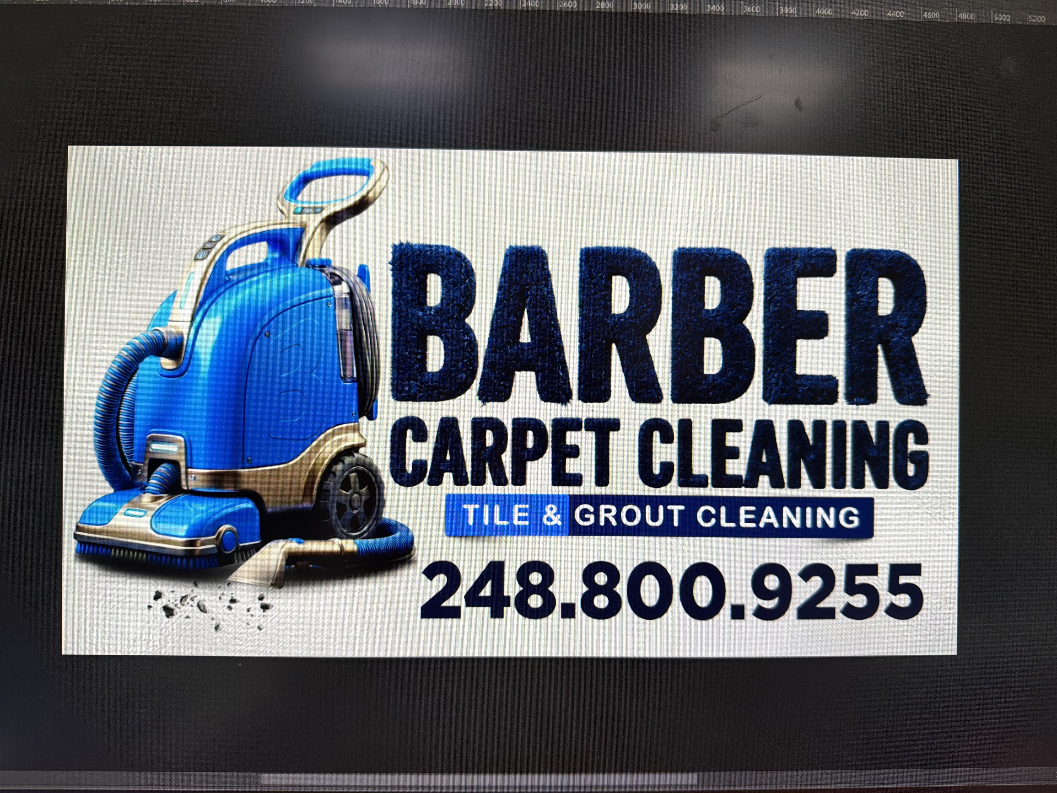 Barber Carpet Cleaning Logo