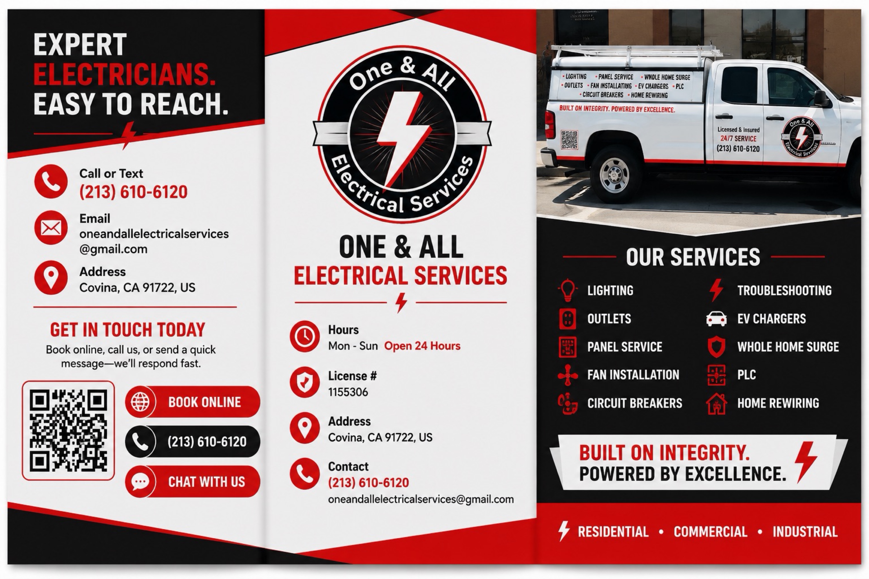 One And All Electrical Services Logo