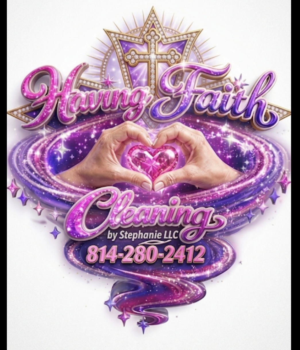 Having Faith Cleaning by Stephanie LLC Logo