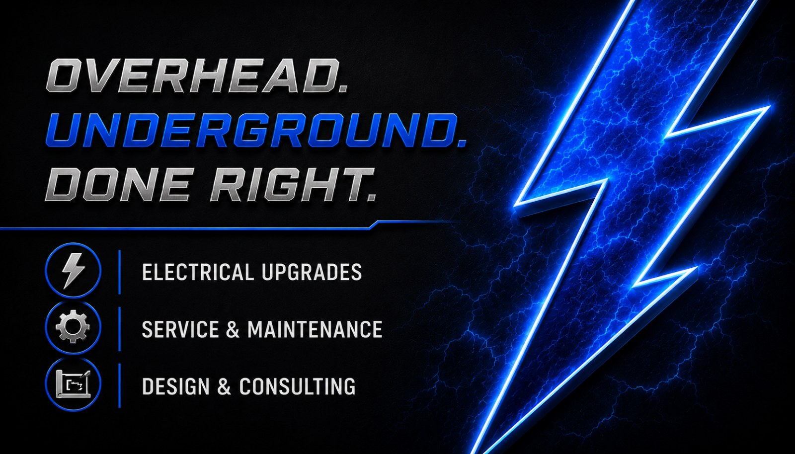 OVER-UNDER ELECTRIC LLC. Logo