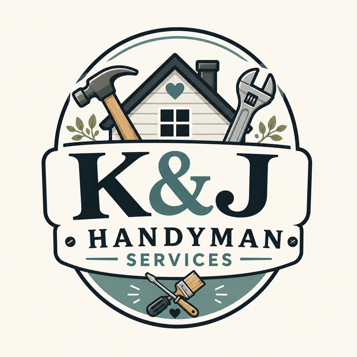 K & J Handyman Service Logo