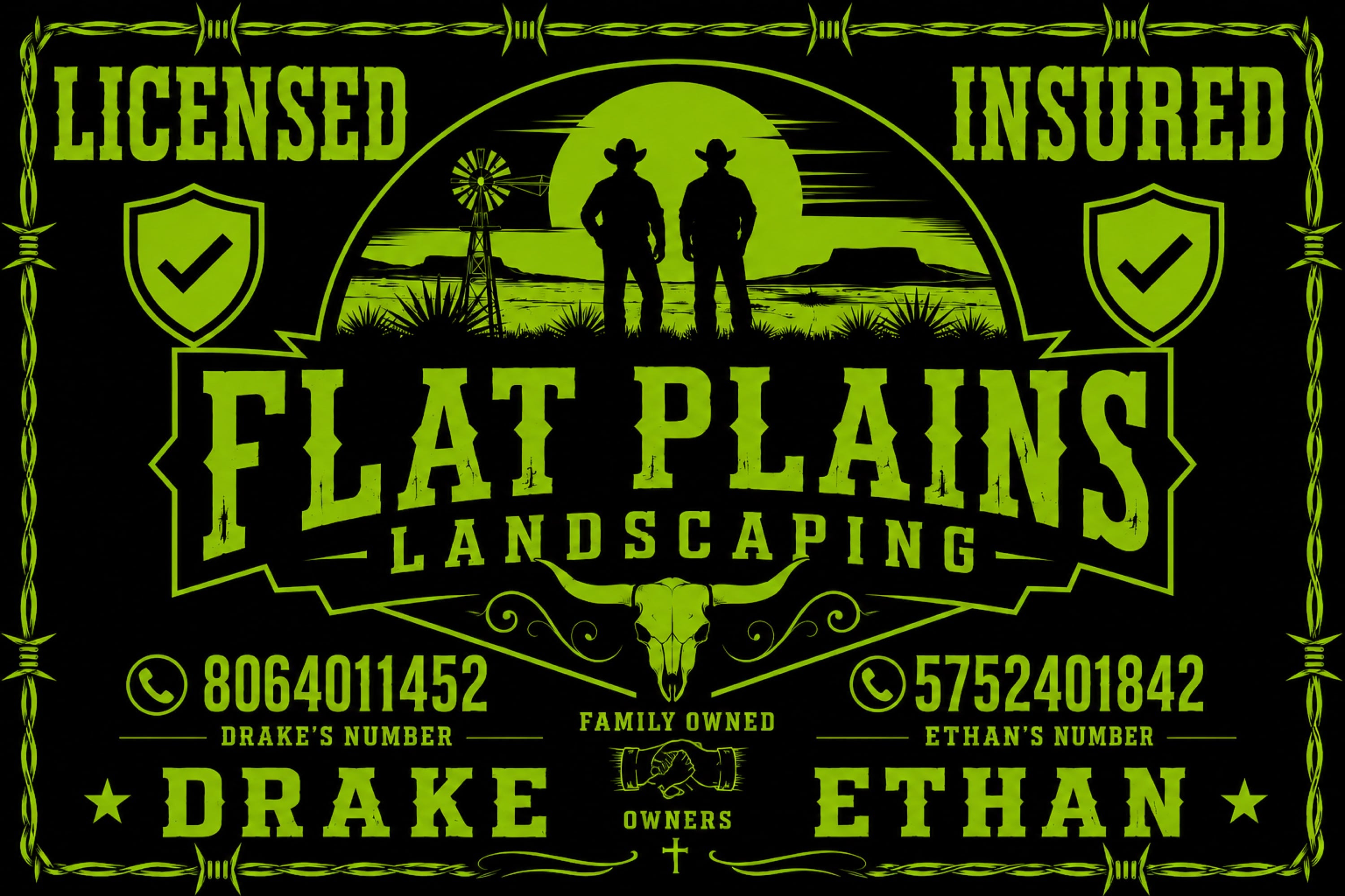 Flat PlainsLandscaping Logo
