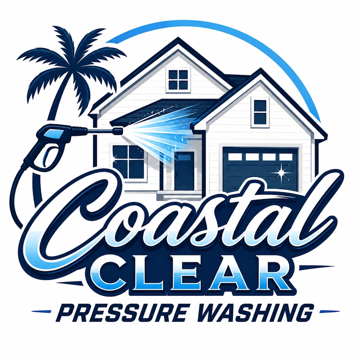 Coastal Clear Pressure Washing, LLC Logo