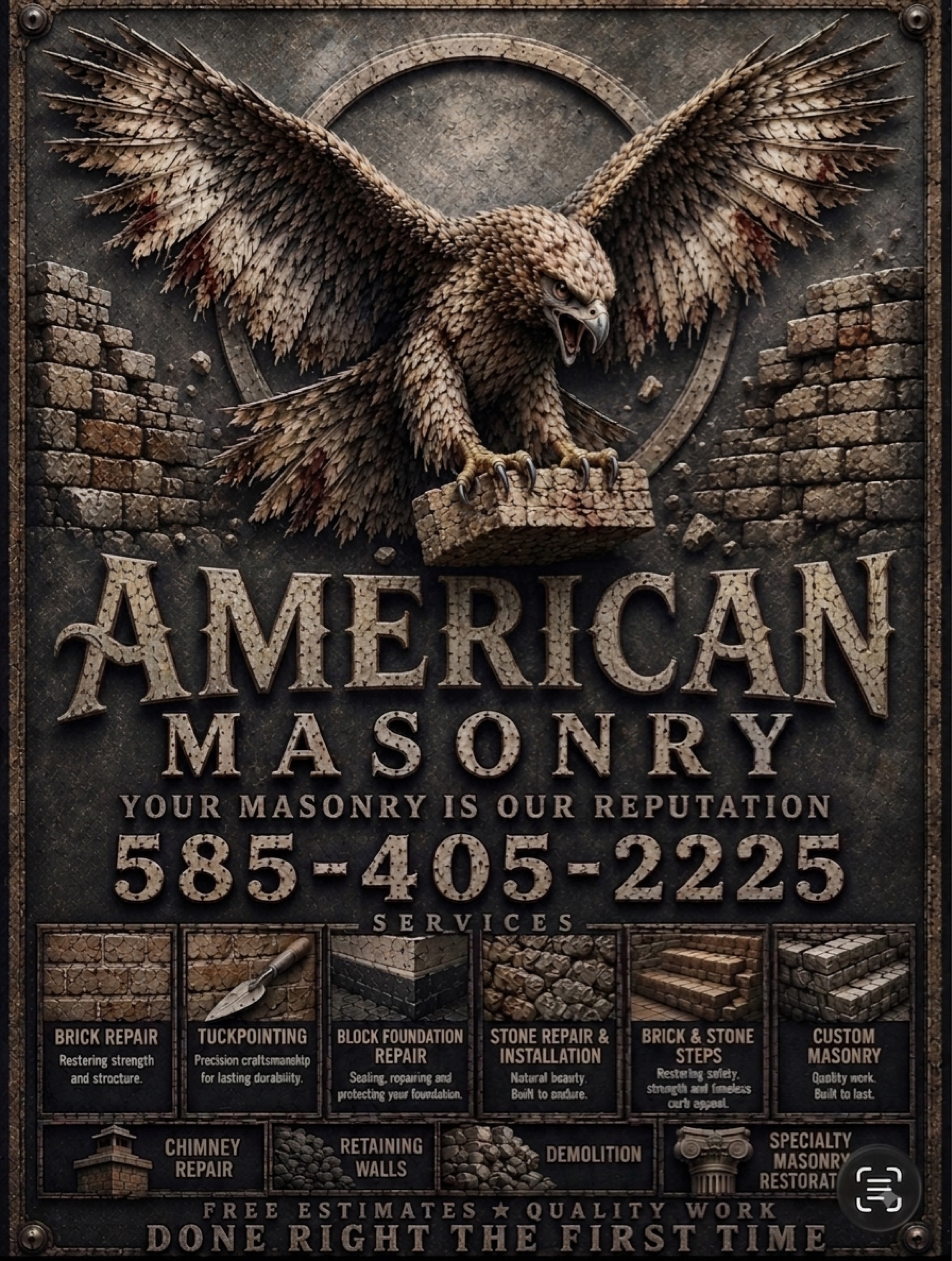 Hawkeye Masonry Logo