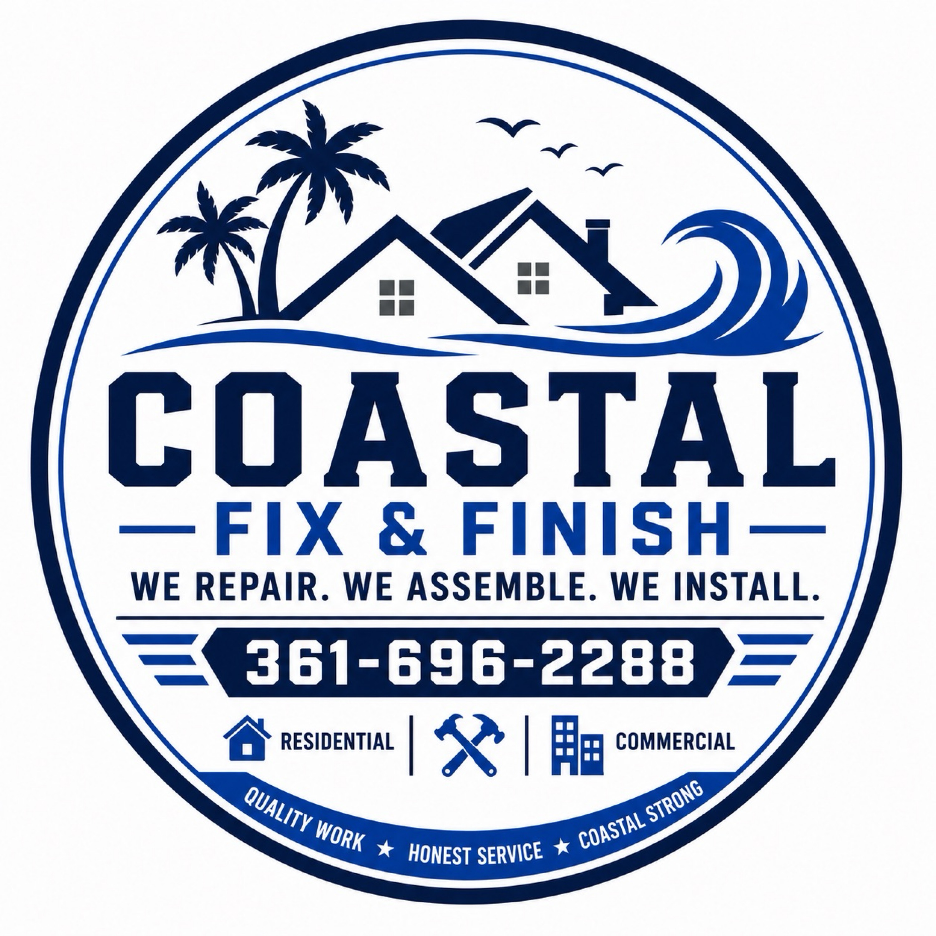 Coastal Fix & Finish Logo