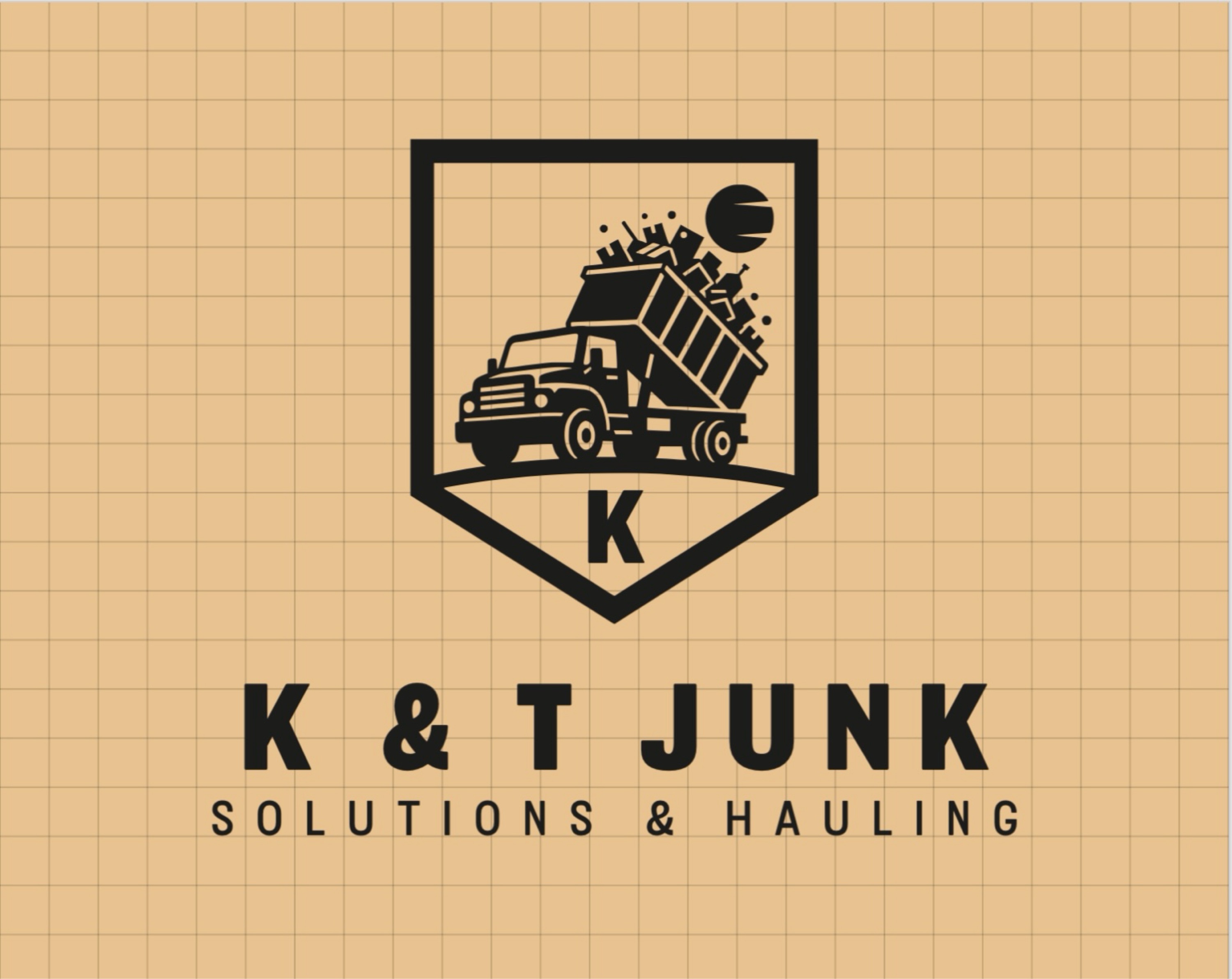 K & T Junk Solutions & Hauling Logo