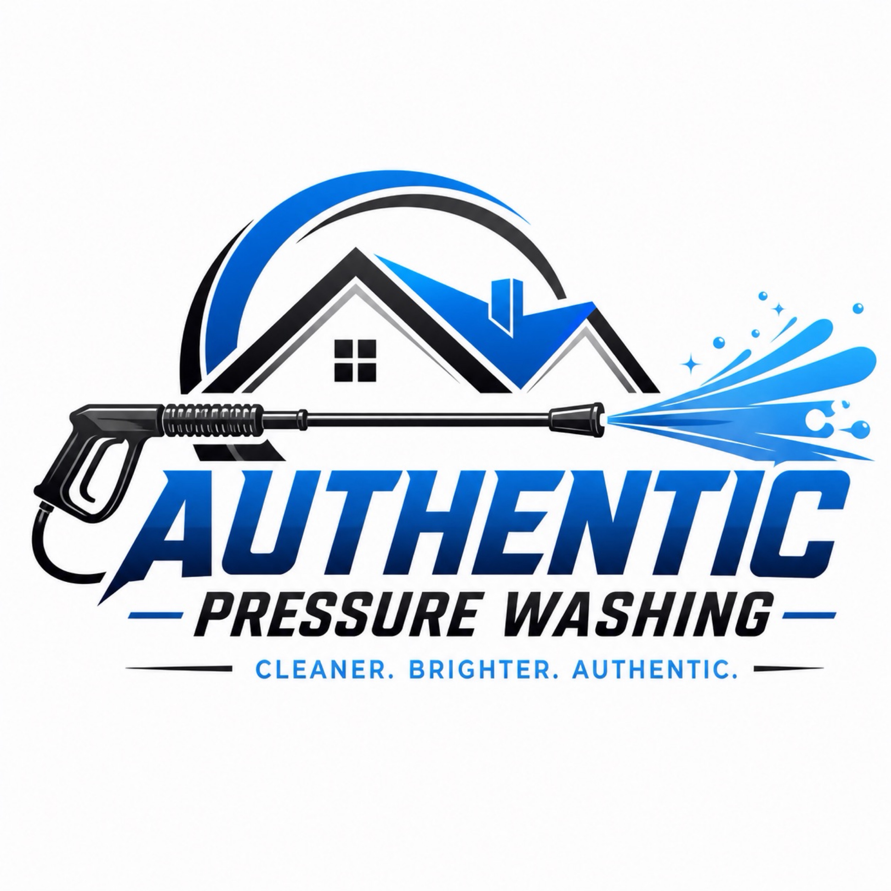 Authentic Pressure washing Logo