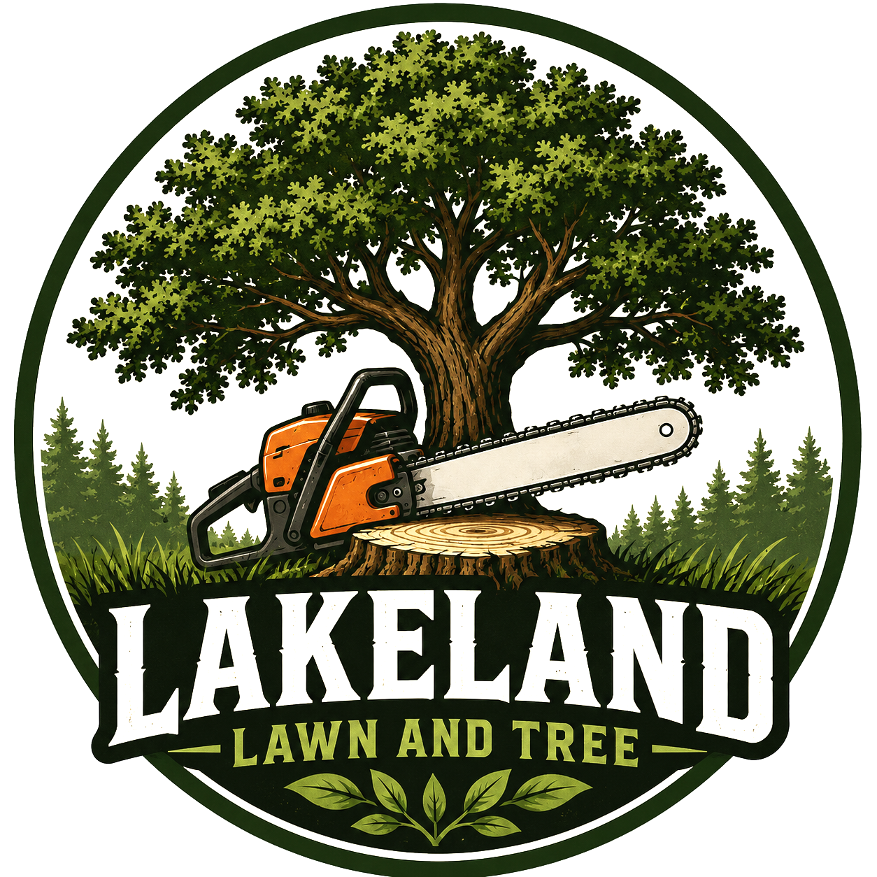 Lakeland Lawn and Tree Logo