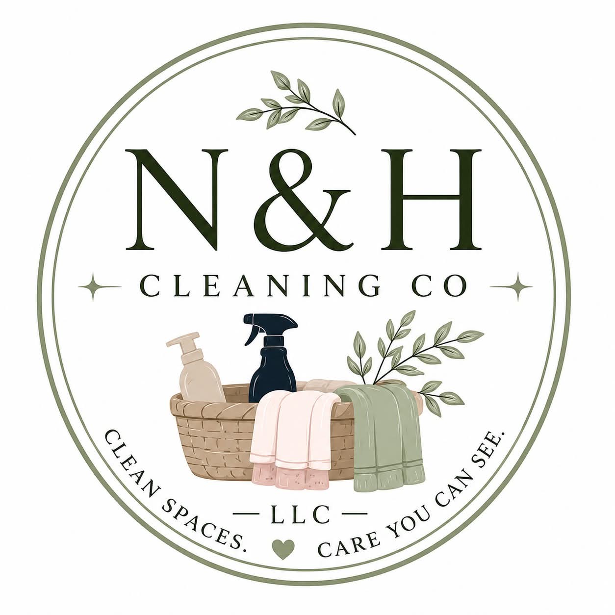 N&H Cleaning Co LLC Logo