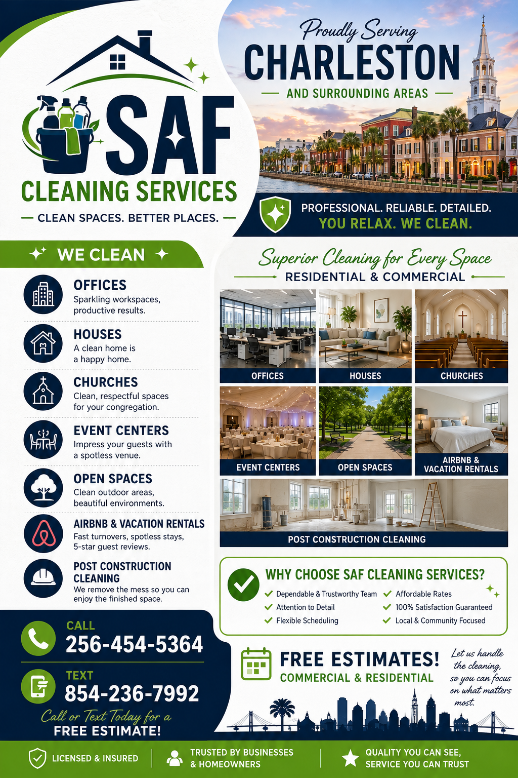 SAF CLEANING SERVICES Logo